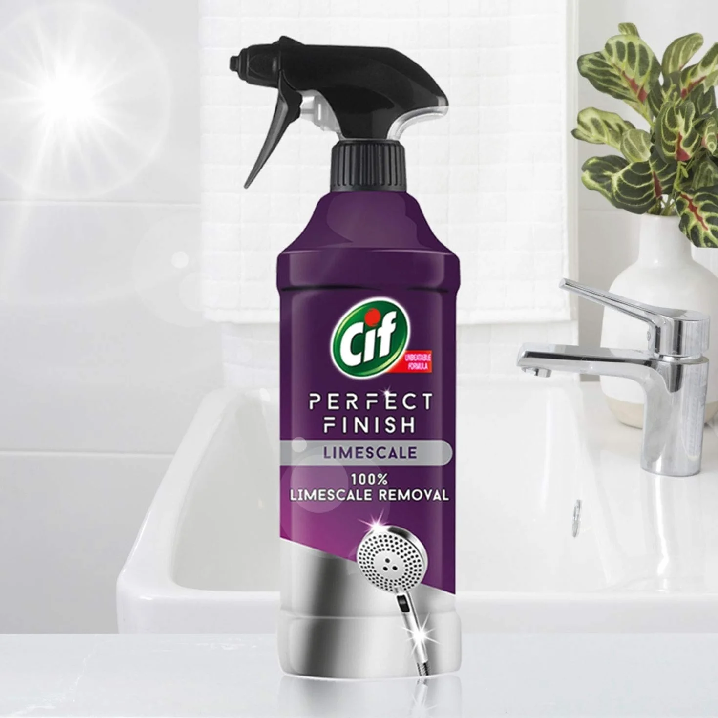 CIF Perfect Finish 100% spray do usuwania kamienia, 435 ml