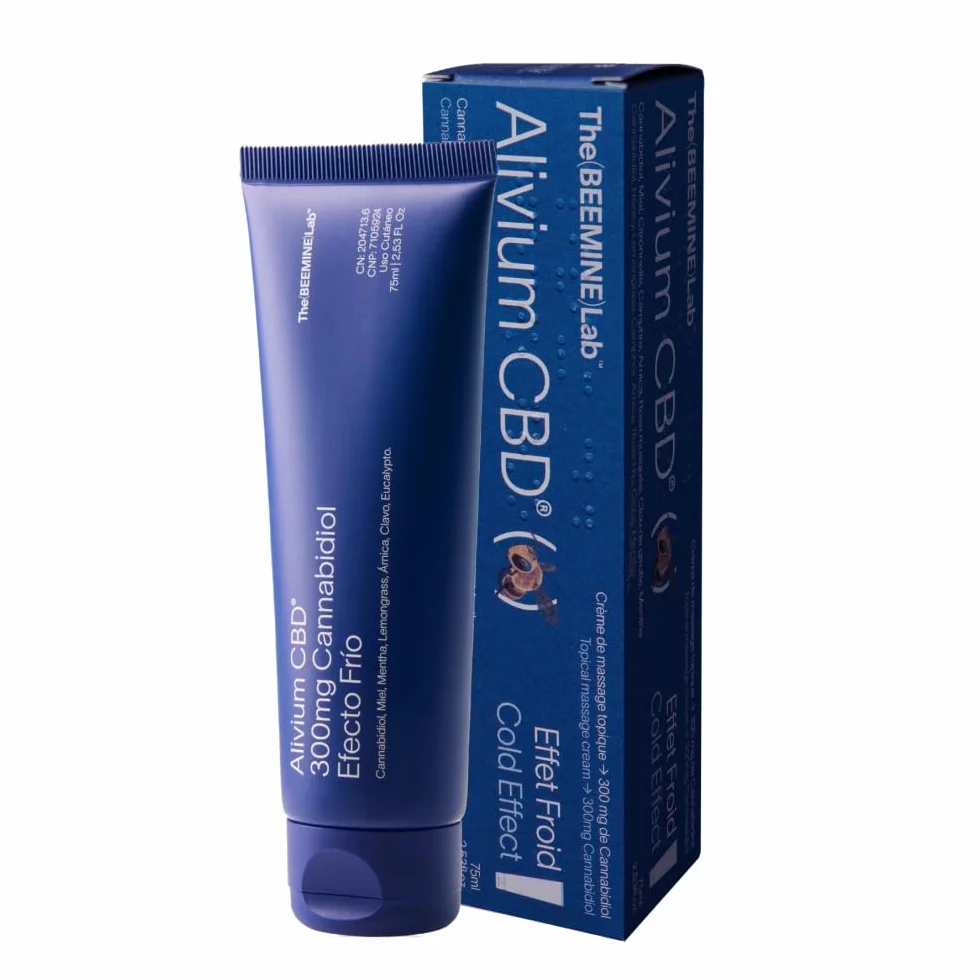 Alivium CBD Cold 75 ml Krem do masażu z CBD, arniką, miętą i miodem na mięśnie i stawy
