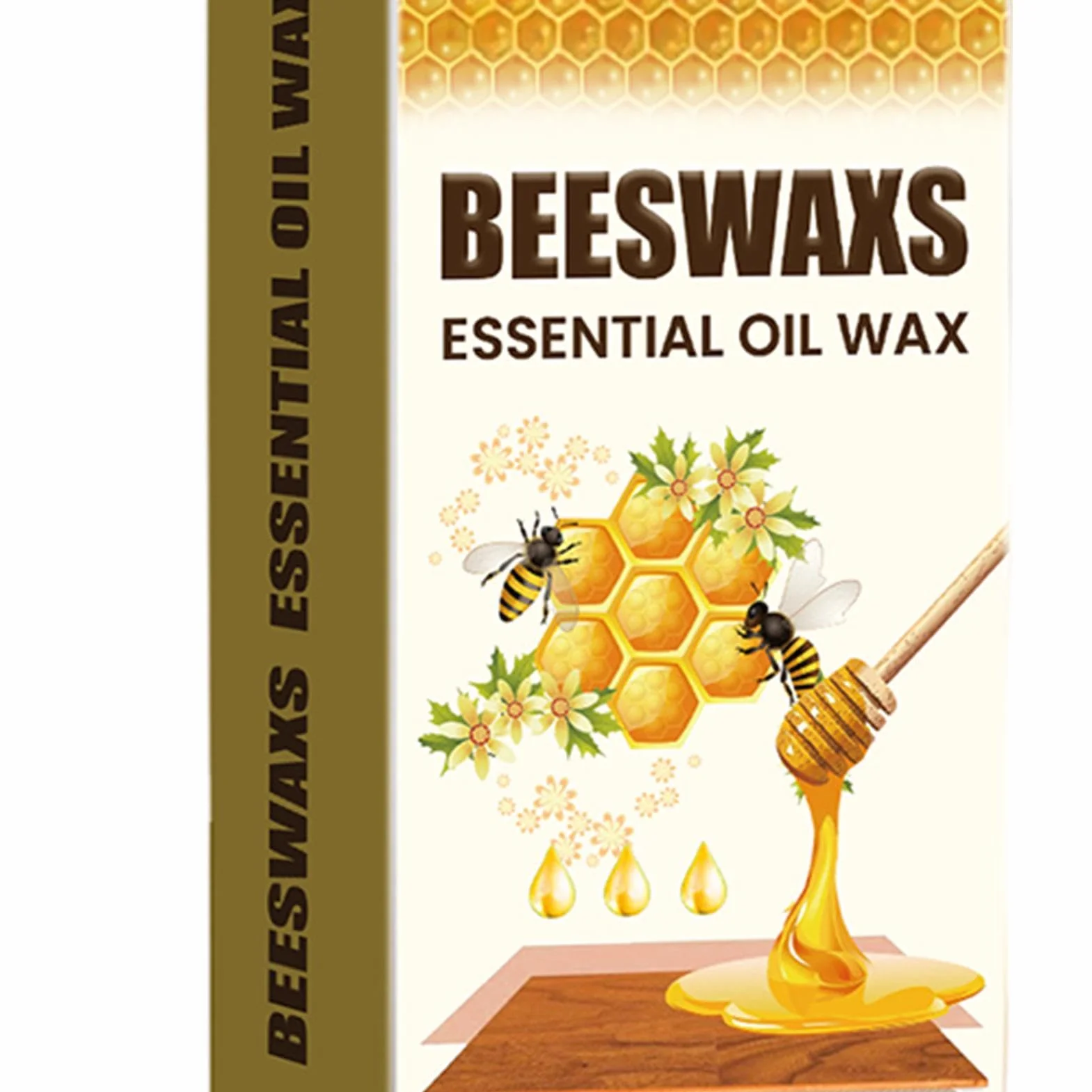 Beeswax Furniture Restorer - Multifunctional Wood Cleaner Spray with Sponge and Towel for Surfaces Care | 120ml Polishing Treatmented for Floor Tables Chairs Living Room Indoor Home Maintenance