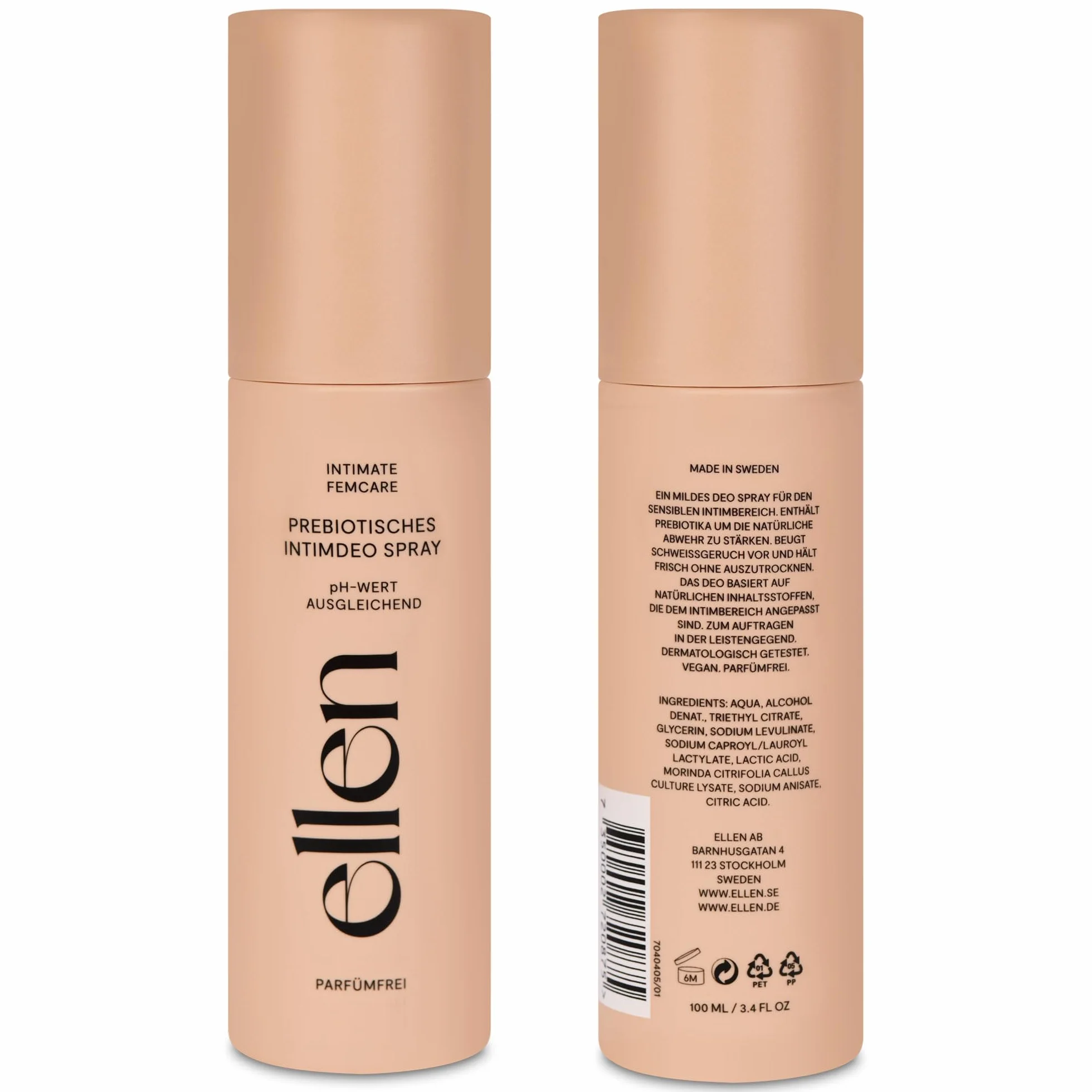 ELLEN Dezodorant w sprayu z prebiotykami, 100 ml