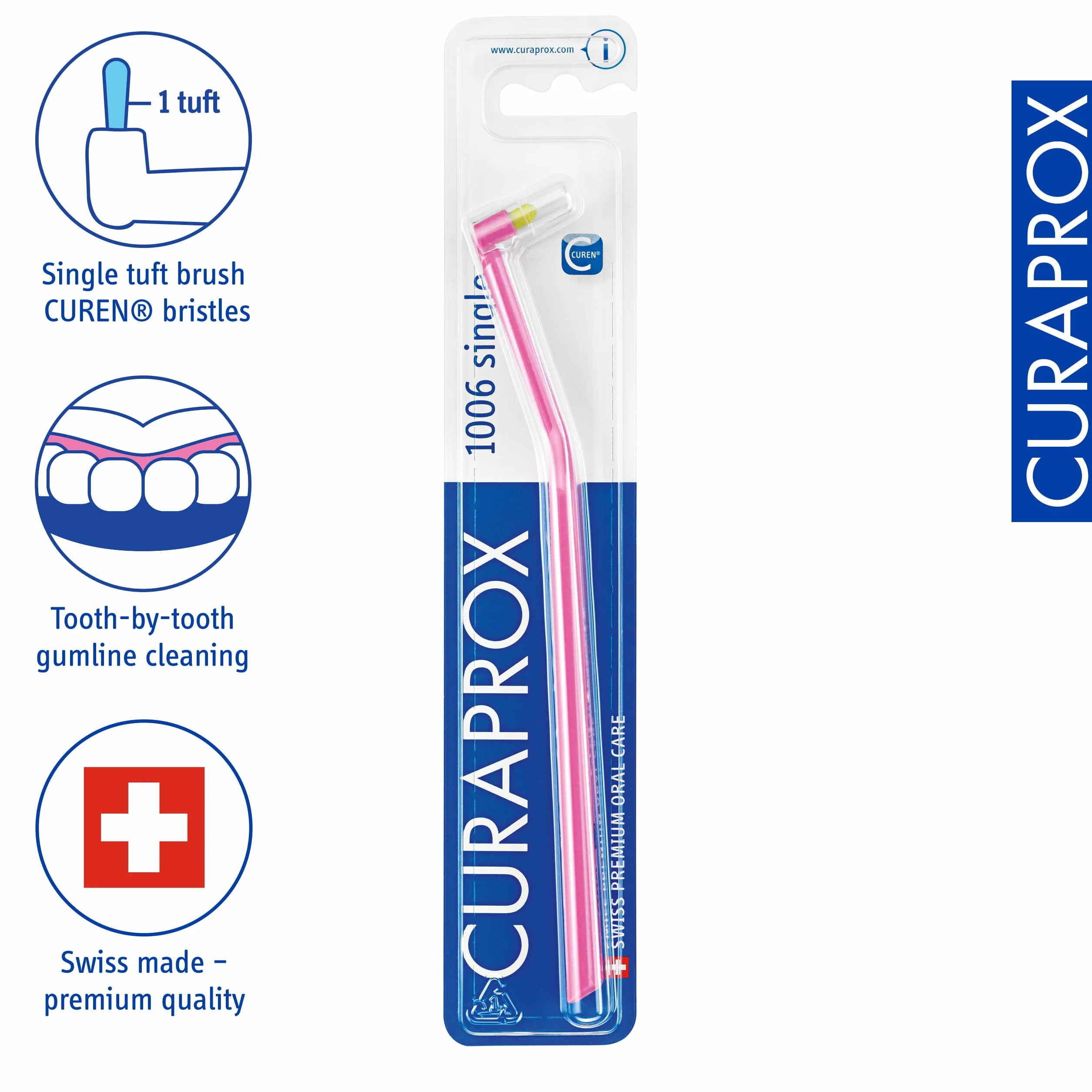 Curaprox CS 1006 pojedyncza szczoteczka do zębów ultra-miękka pojedyncza kępka