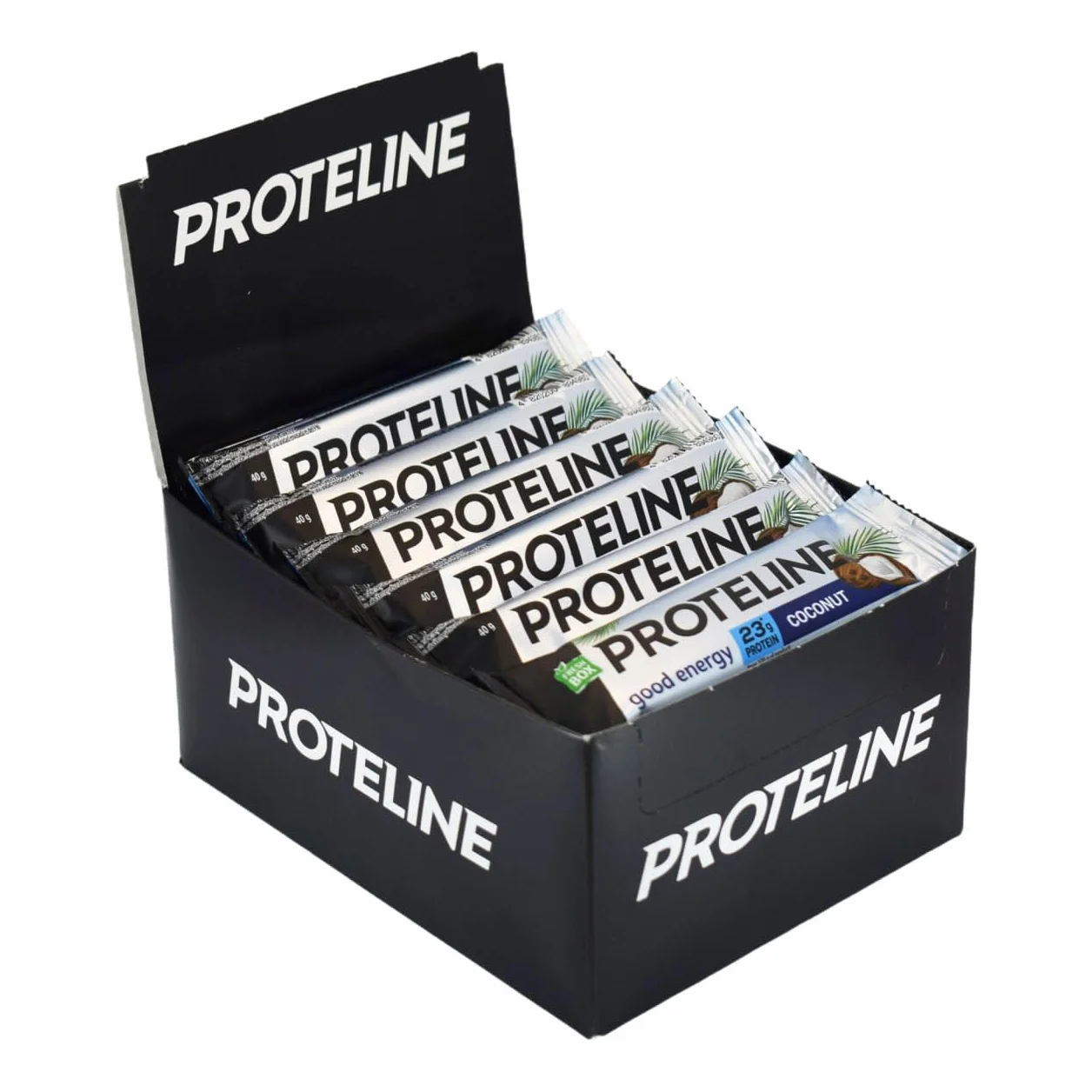 Baton Proteinowy Kokos 24×40 g ProteLine – Batony Proteinowe 23% Białka
