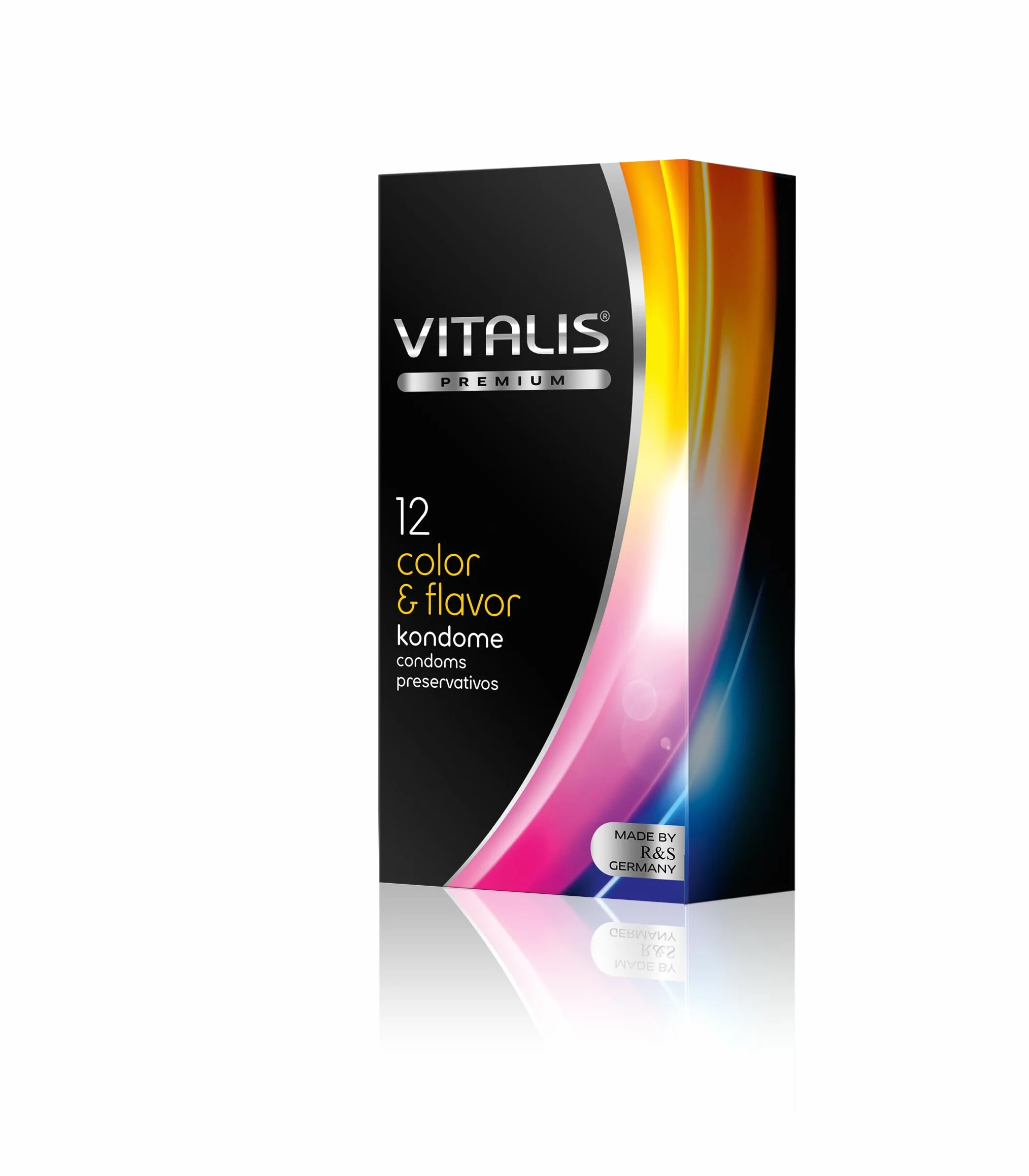 Vitalis color & Flavor, 12 szt. prezerwatywy, 12 sztuk