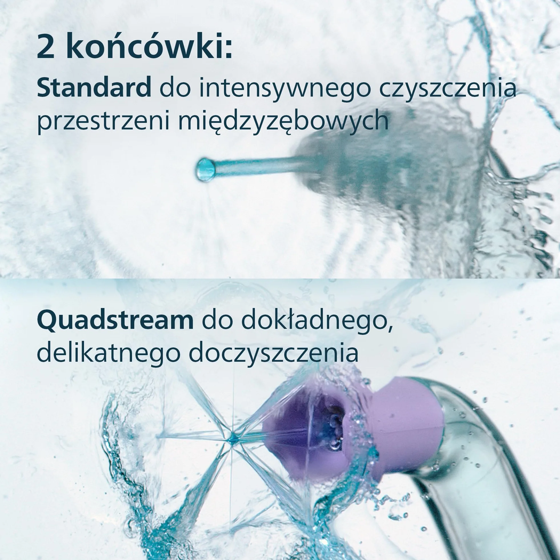 Philips Sonicare Power Flosser 3000 Bezprzewodowy irygator do jamy ustnej HX3826/31 Biały