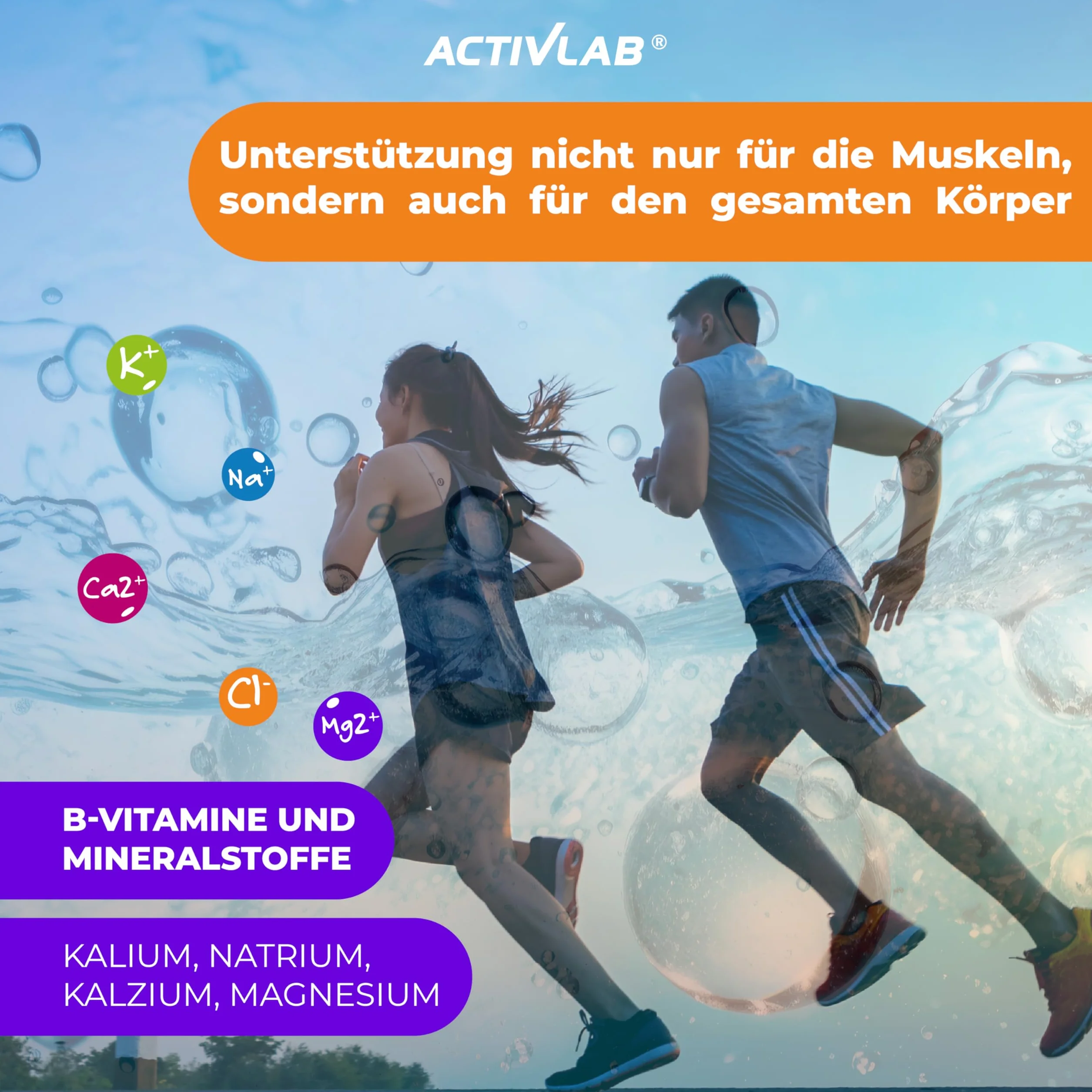 Acitlvab Iso Active – Napój Izotoniczny w Proszku – Kompleks Węglowodanów z Witaminami i Minerałami – Uzupełnienie Elektrolitów – Wapń Magnez (Wiśnia, 630g)