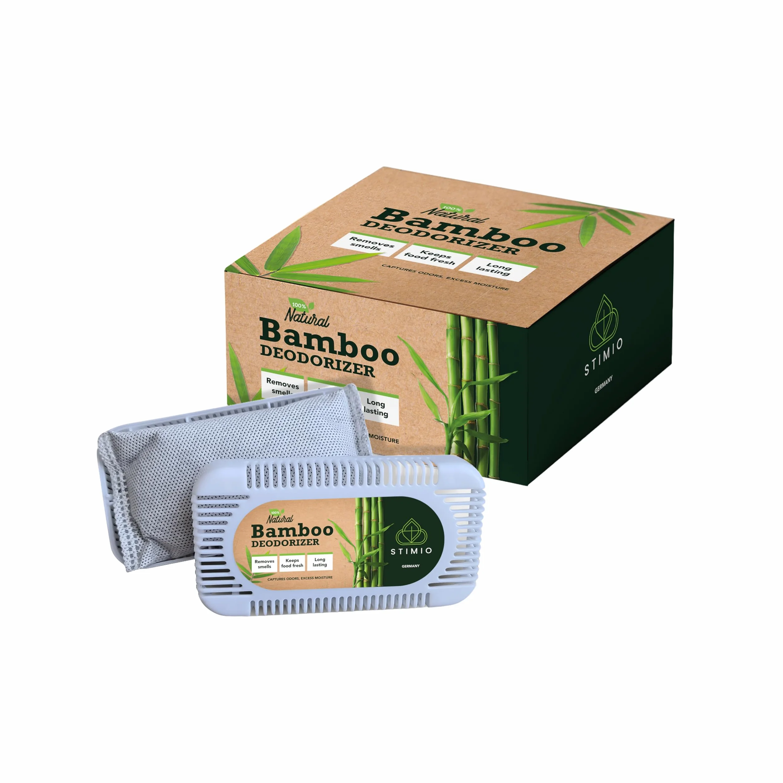 Naturalny neutralizator zapachów w lodówce, 4 sztuki, neutralizator zapachów z węglem aktywnym przeciwko wilgoci, filtr zapachowy, odświeżacz powietrza w przypadku zapachów, nadaje się do