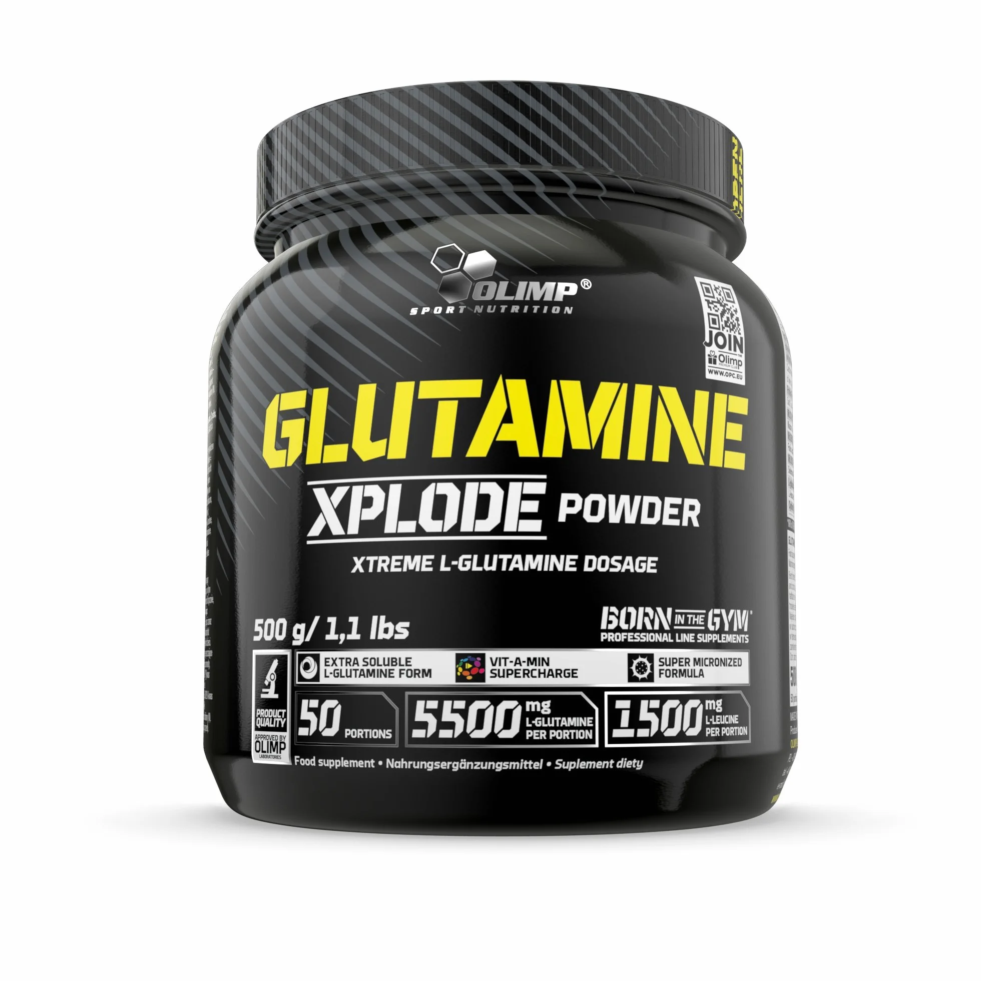 Olimp Glutamine Xplode Proszek 500 g Cytryna