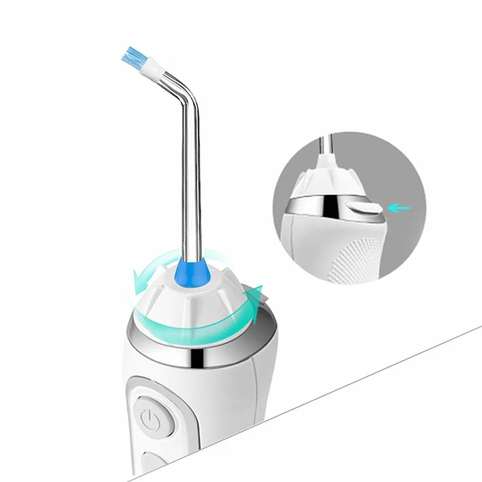 Końcówki zamienne Plaque Seeker kompatybilne z Waterpik WP-100 WP-250 WP-400 WP-660, 4 sztuki