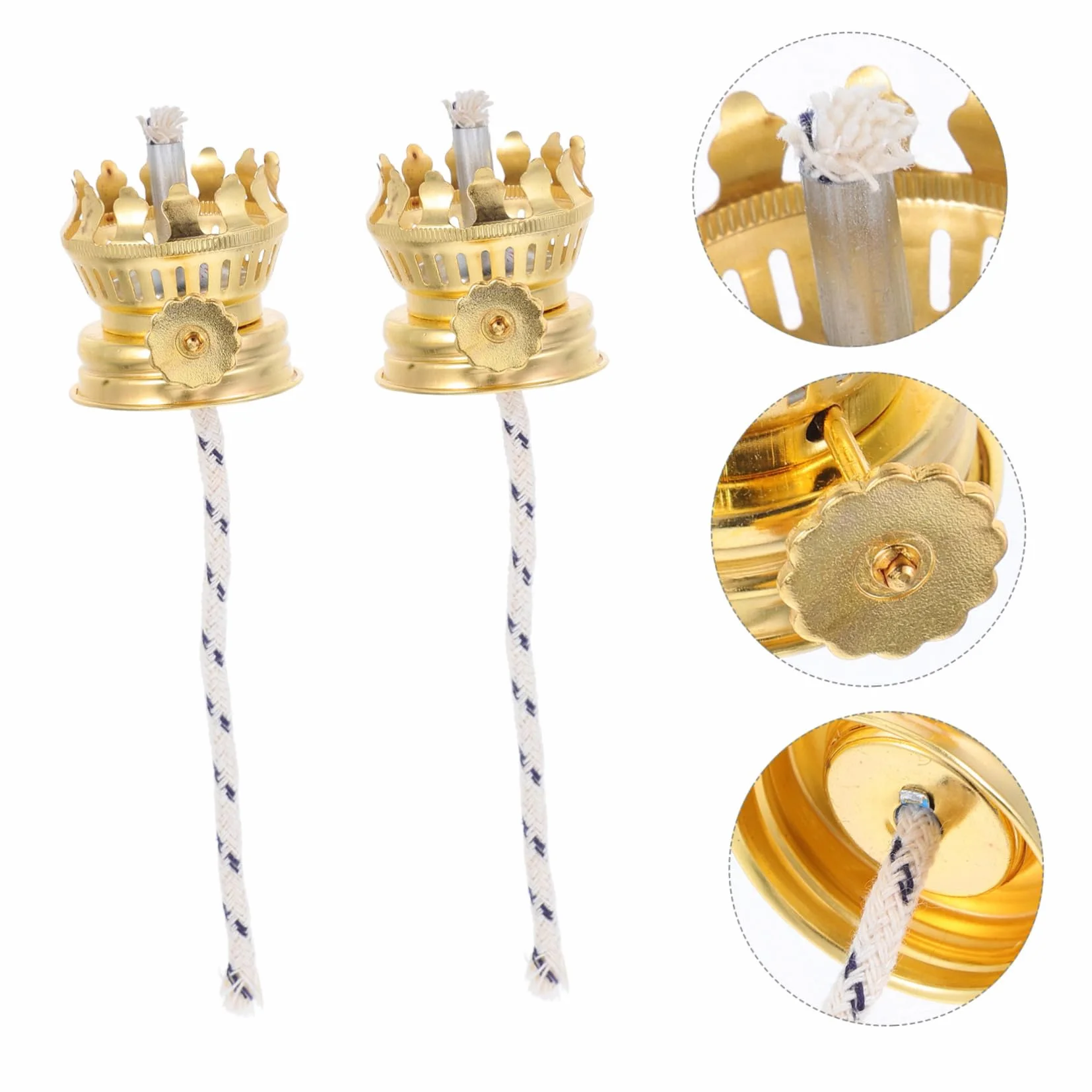 Ciieeo 2 Szt Retro Lampa Naftowa Akcesoria Do Naprawy Lamp Gazowych Części Zamienne Do Lamp Naftowych Knot Do Samochodowej Knot Do Lutowania Knot Do Kuchenki Naftowej