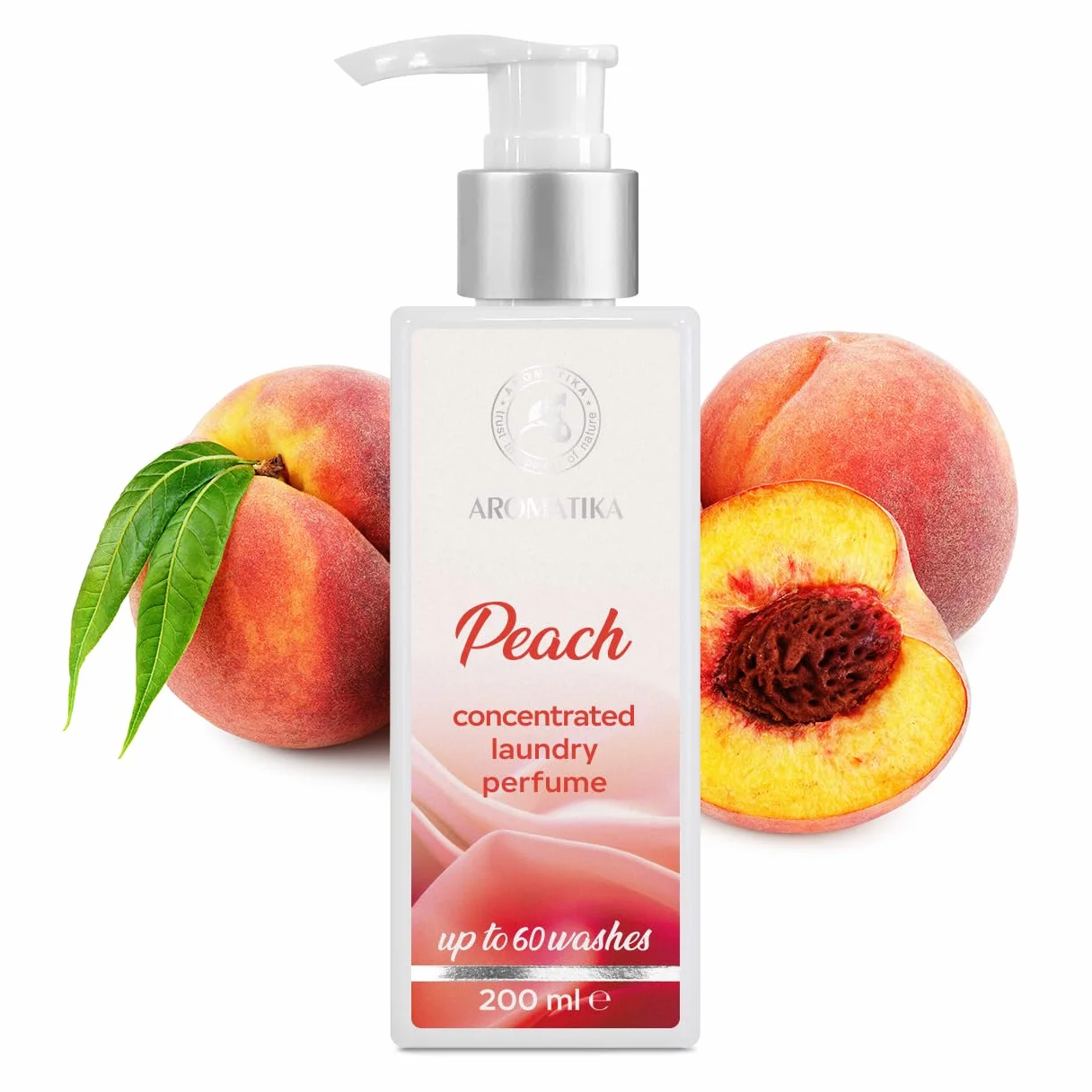 Concentrated Laundry Perfume Peach 200ml - Liquid Perfume Laundry - Laundry Scent Booster - Linen Freshener - Cotton Perfume - Washing Fragrance - Fruity Scent