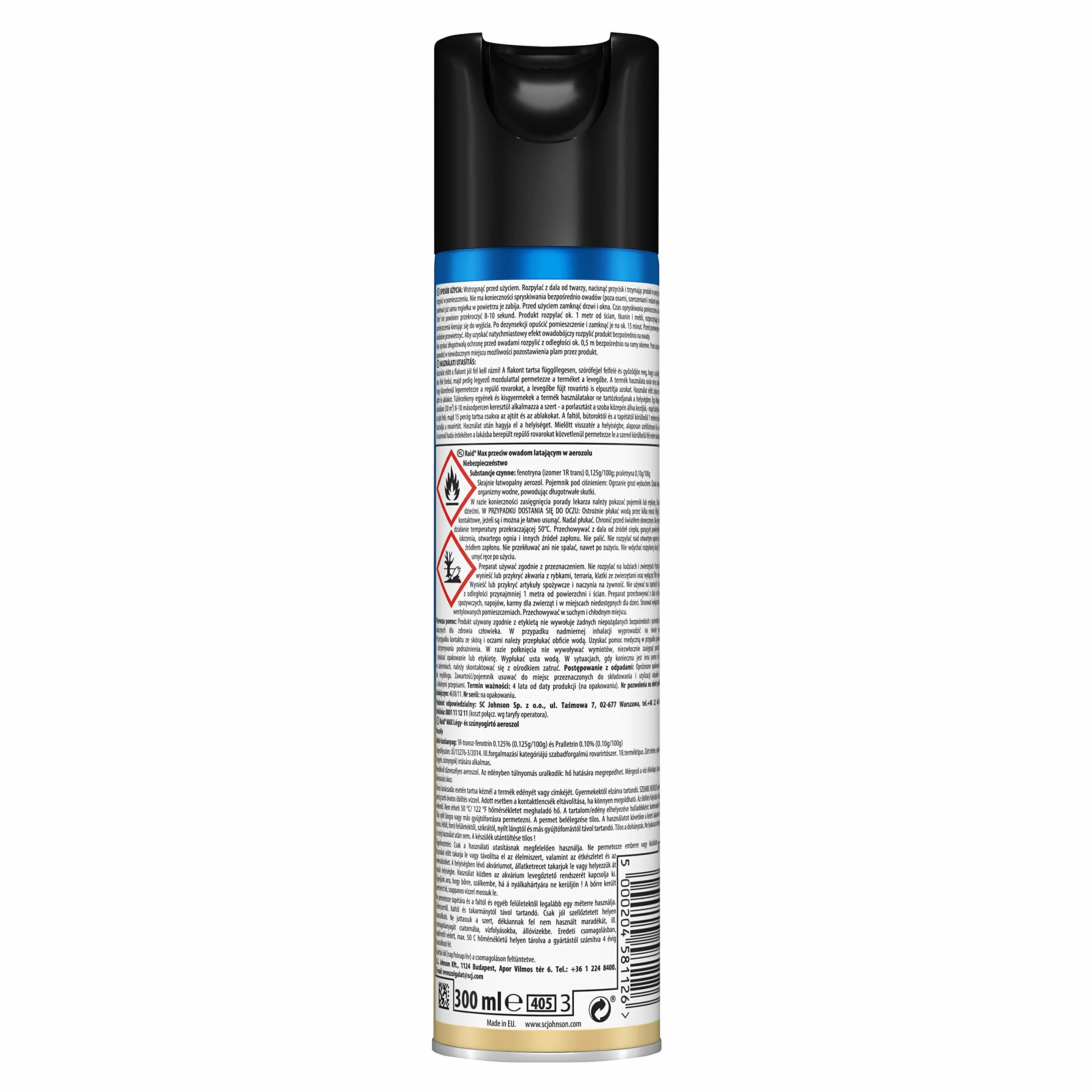 Raid Spray na Owady Latające 300 ml