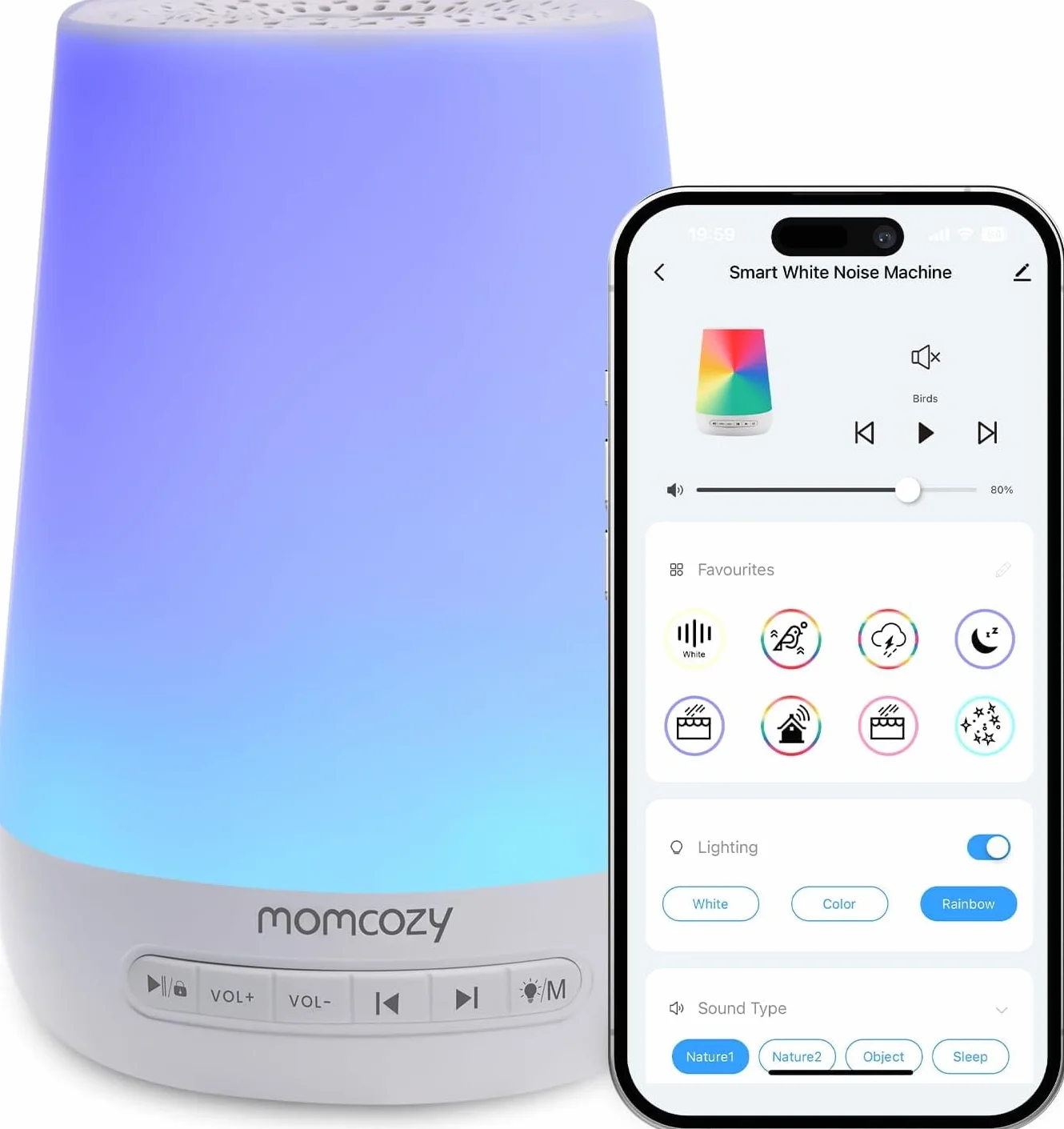 Momcozy DB03 White Noise Machine