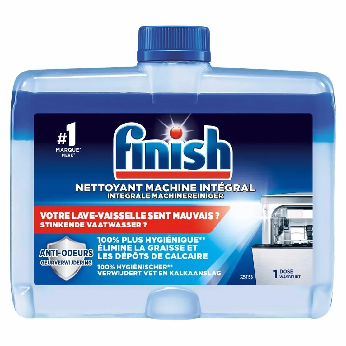 Finish Środek do mycia w zmywarce 500 ml (250 ml x 2 szt.) usuwa tłuszcz i kamień