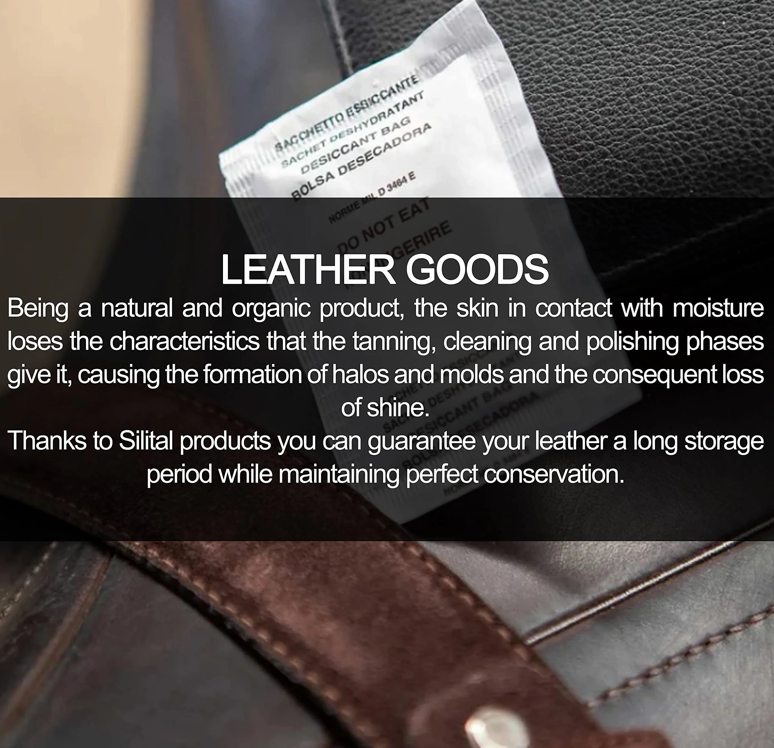 Silital Micro Bag Tyvek, żel krzemionkowy, worki odwadniające, ochrona przed wilgocią, żywność, sprzęt gospodarstwa domowego, biżuteria, moda, różne ilości i gramatury, wyprodukowano we Włoszech (100