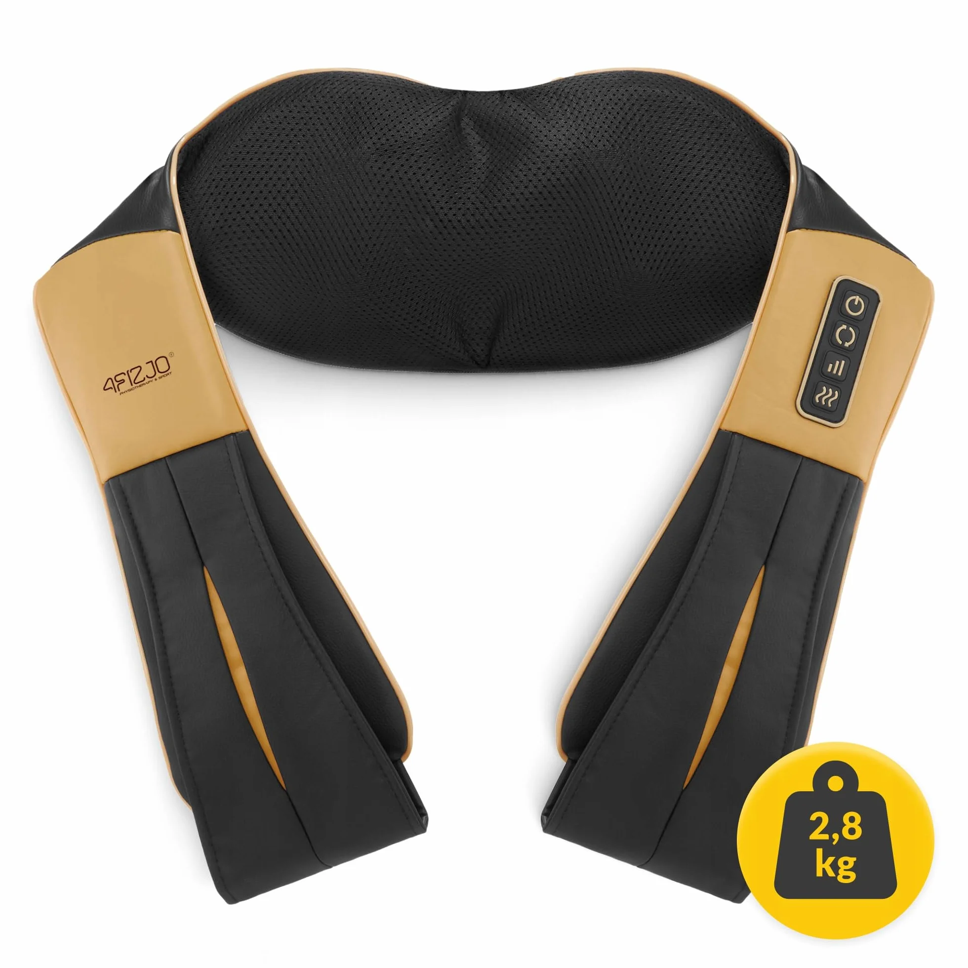 MASAŻER KARKU SHIATSU BEZPRZEWODOWY MASUJĄCY GRZEJĄCY SZYI PLECÓW ULTRA+