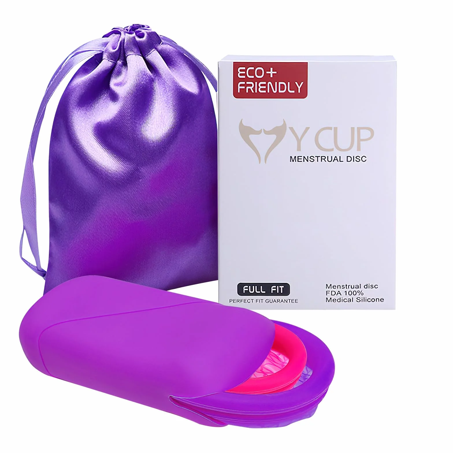 Krążek menstruacyjny Disc Merulas Cup wielokrotnego użytku alternatywa dla tamponów