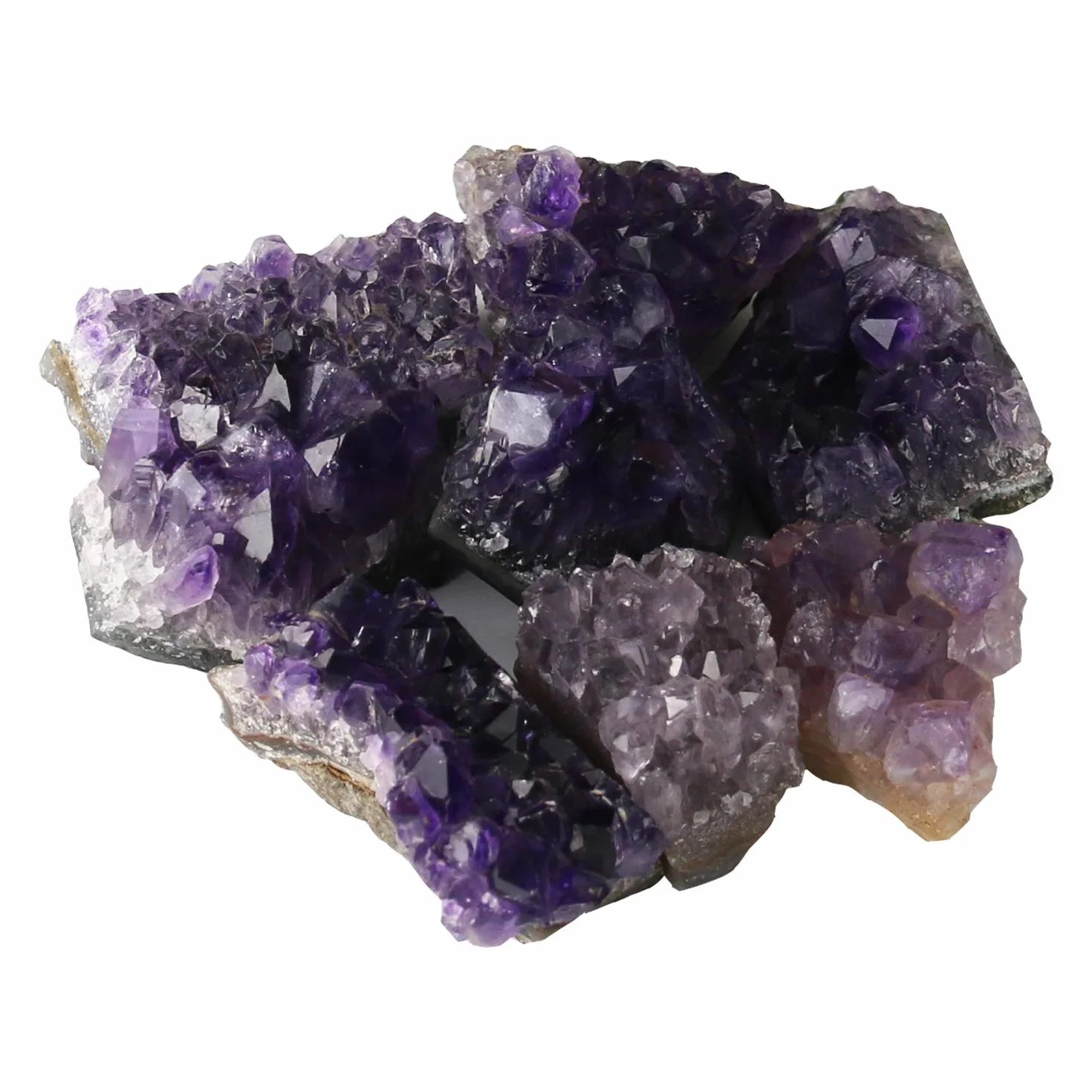 Raw Amethyst Stones and Crystals Rock,Naturalne Amathesis Crystal Clusters,Geodes with Crystals,Prawdziwe kryształy ametystu Geode,Kamienie szlachetne,Kryształy lecznicze (0,11 funta)