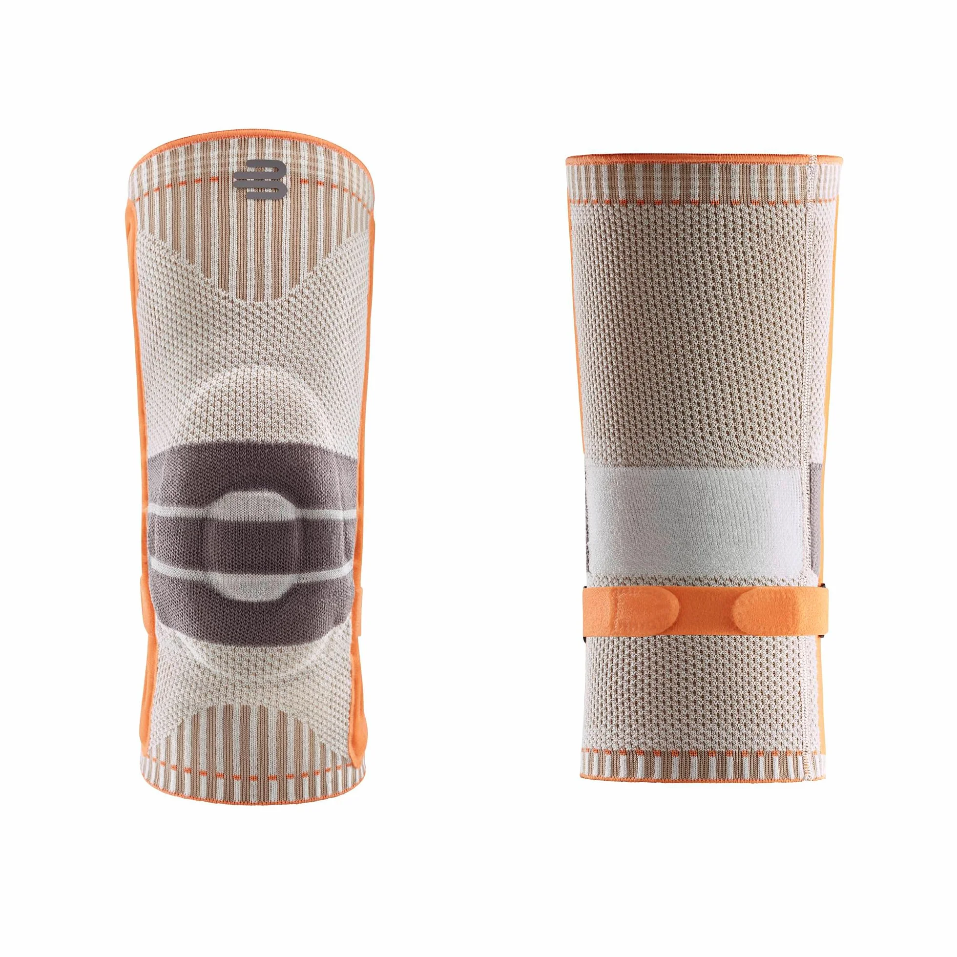 BAUERFEIND Bandaż na kolano do wędrówek "Outdoor Knee Support", 1 bandaż trekkingowy, uniseks, do noszenia z prawej i lewej strony, indywidualnie regulowany pasek, wełna z merynosów