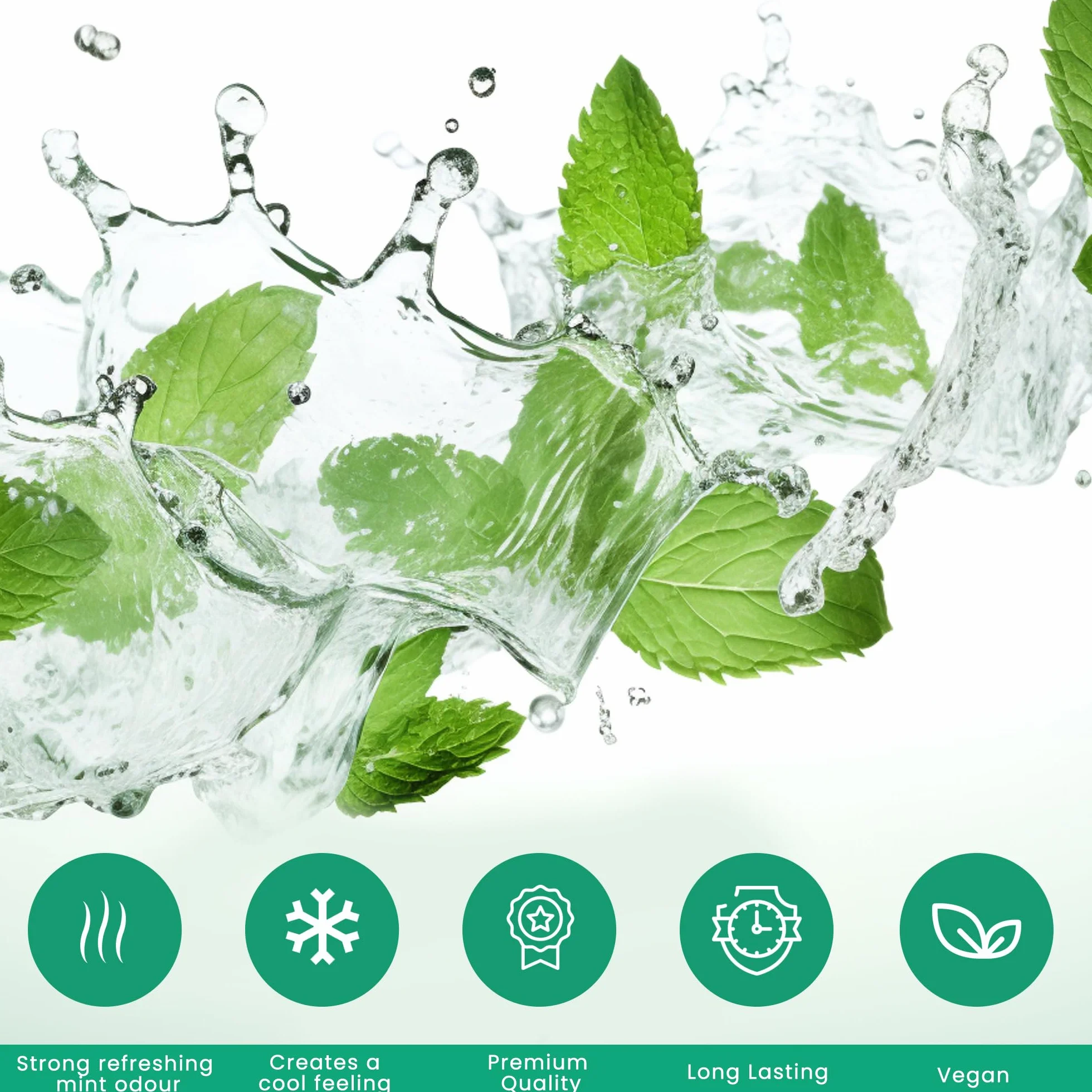 Mentol Kryształy 200 g Naturalny Olejek Miętowy Działa Chłodząco Odświeżająco
