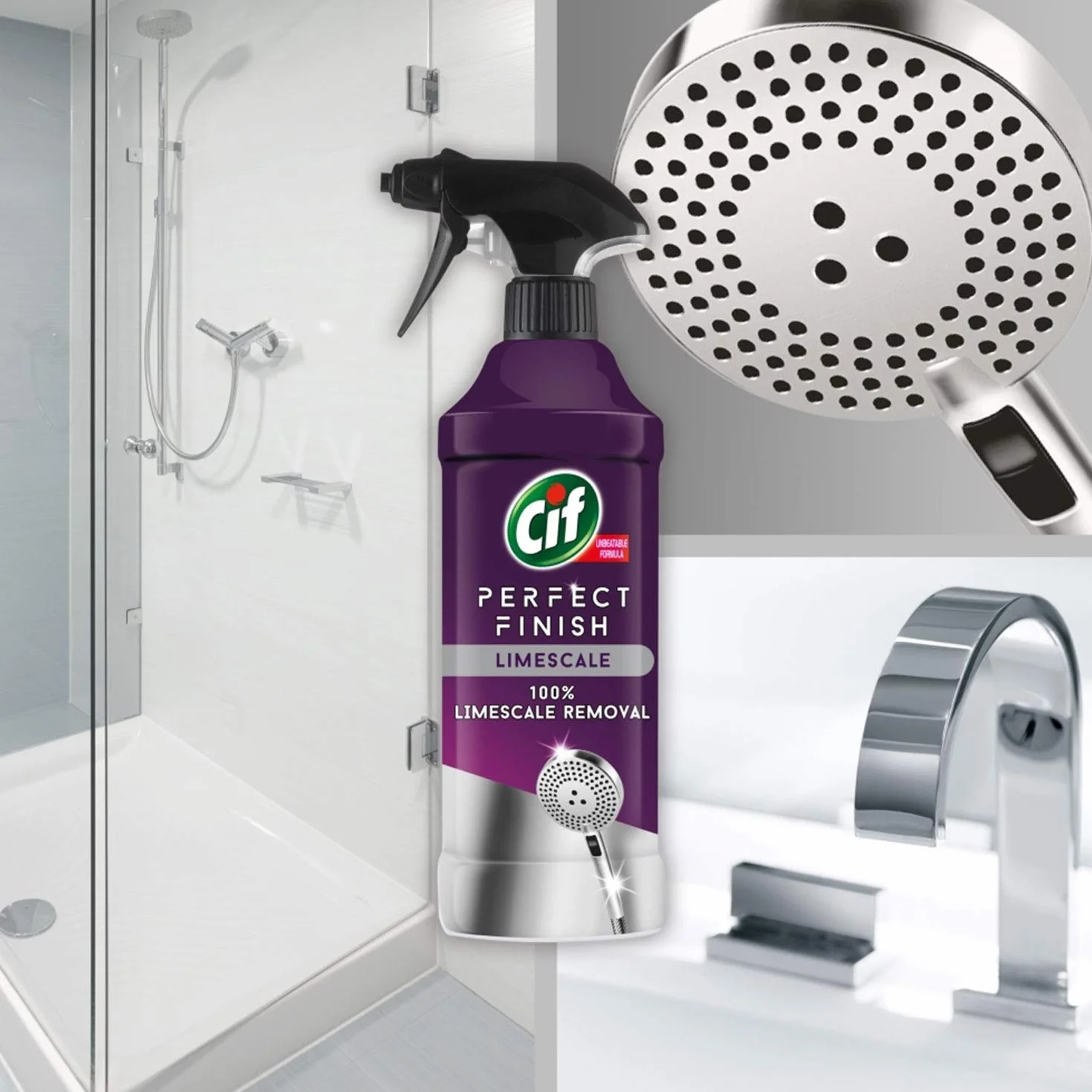 CIF Perfect Finish 100% spray do usuwania kamienia, 435 ml
