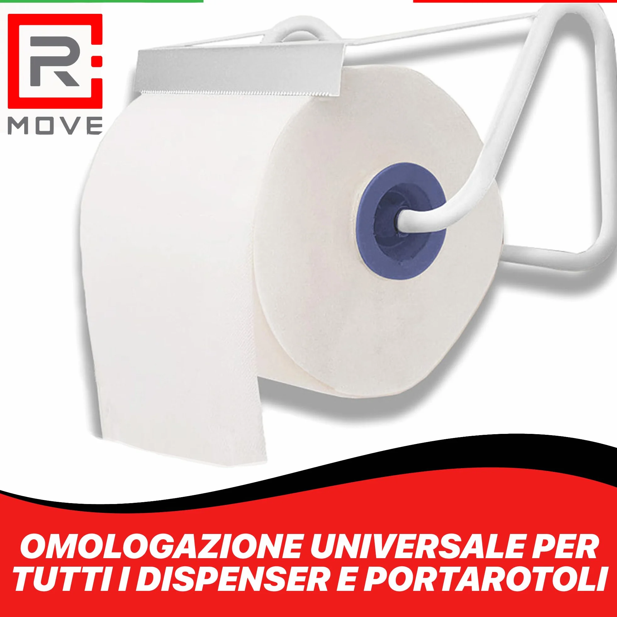 R MOVE 2 rolki papieru do suszenia 1,7 kg 900 rozdarć 2-warstwowa czysta celuloza ręcznik papierowy kuchenny