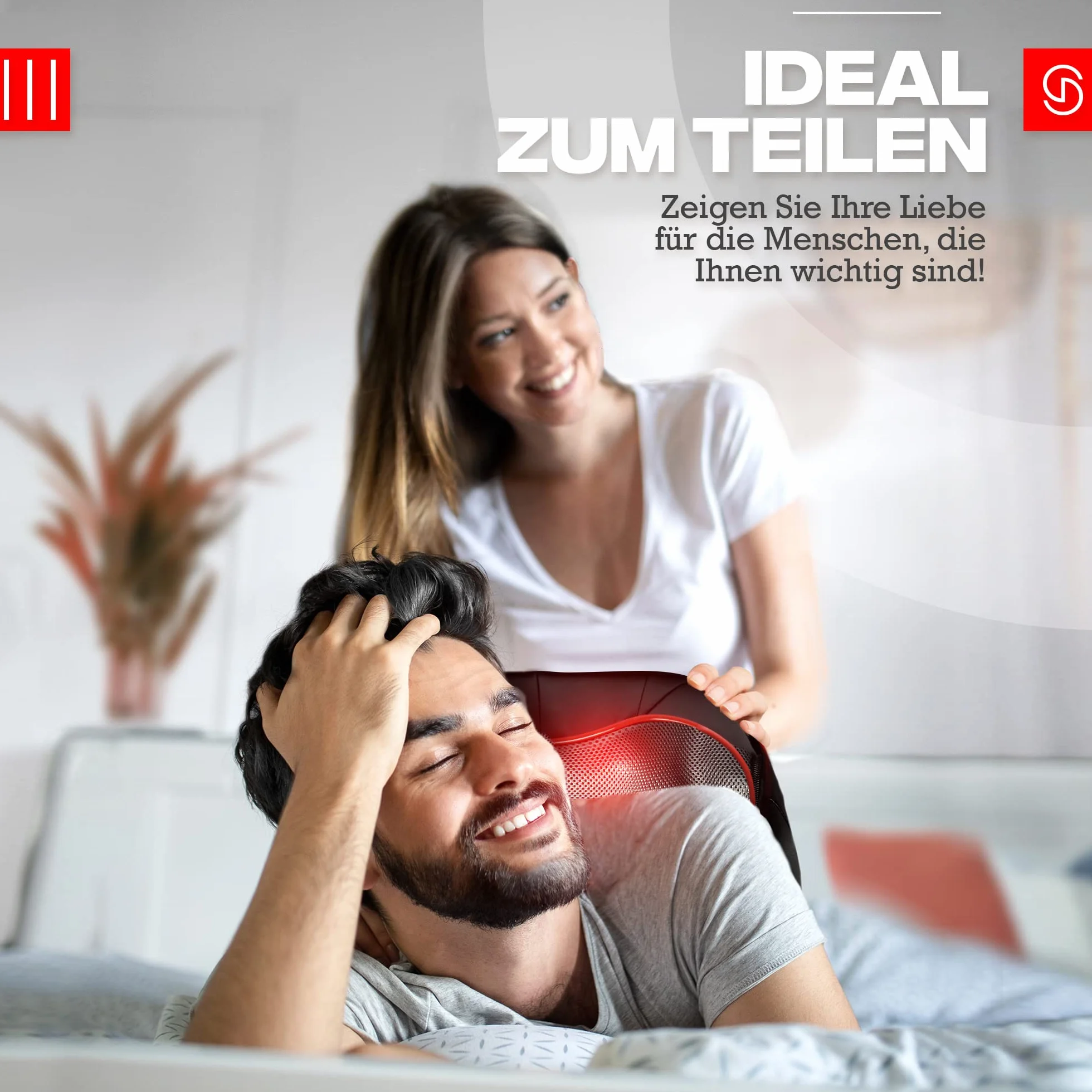 Shiatsu masażer karku z ogrzewaniem do szyi pleców ramion