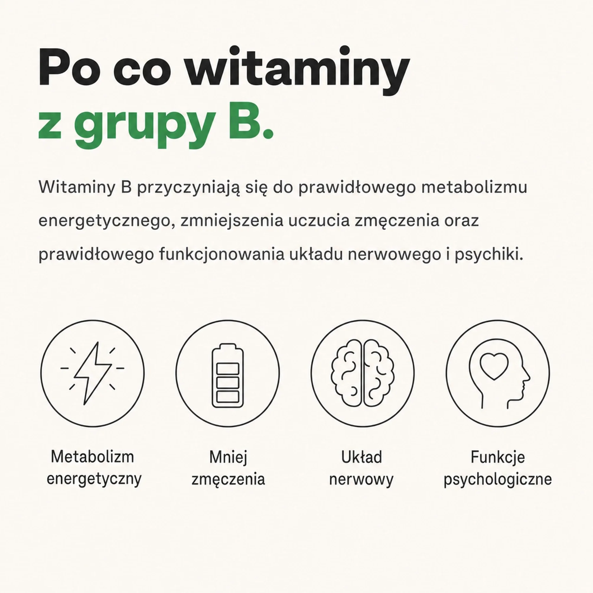 Witamina B Complex Wysoka Dawka – Wszystkie 11 Witamin B + 3 Aktywne Formy (Metylokobalamina, Folian, P-5-P) – Dla Energii, Układu Nerwowego i Psychiki – Wegańska, Bez Dodatków (60 Kaps., 2 Miesiące)
