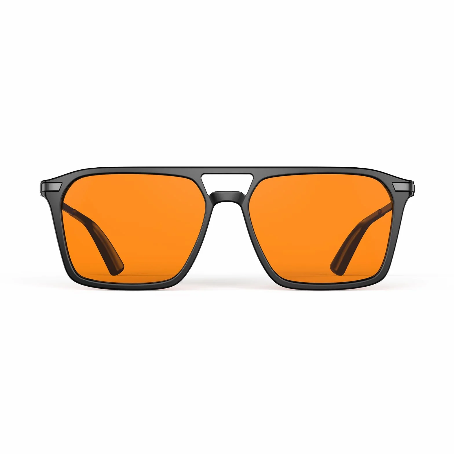 Goiteia 100% Orange Blue Light Blocking Glasses-Amber Tint Gaming Glasses for Better Sleep/Eyes Strain/Light Sensitive-Ultra Light & Spring Hinges for Better Comfort