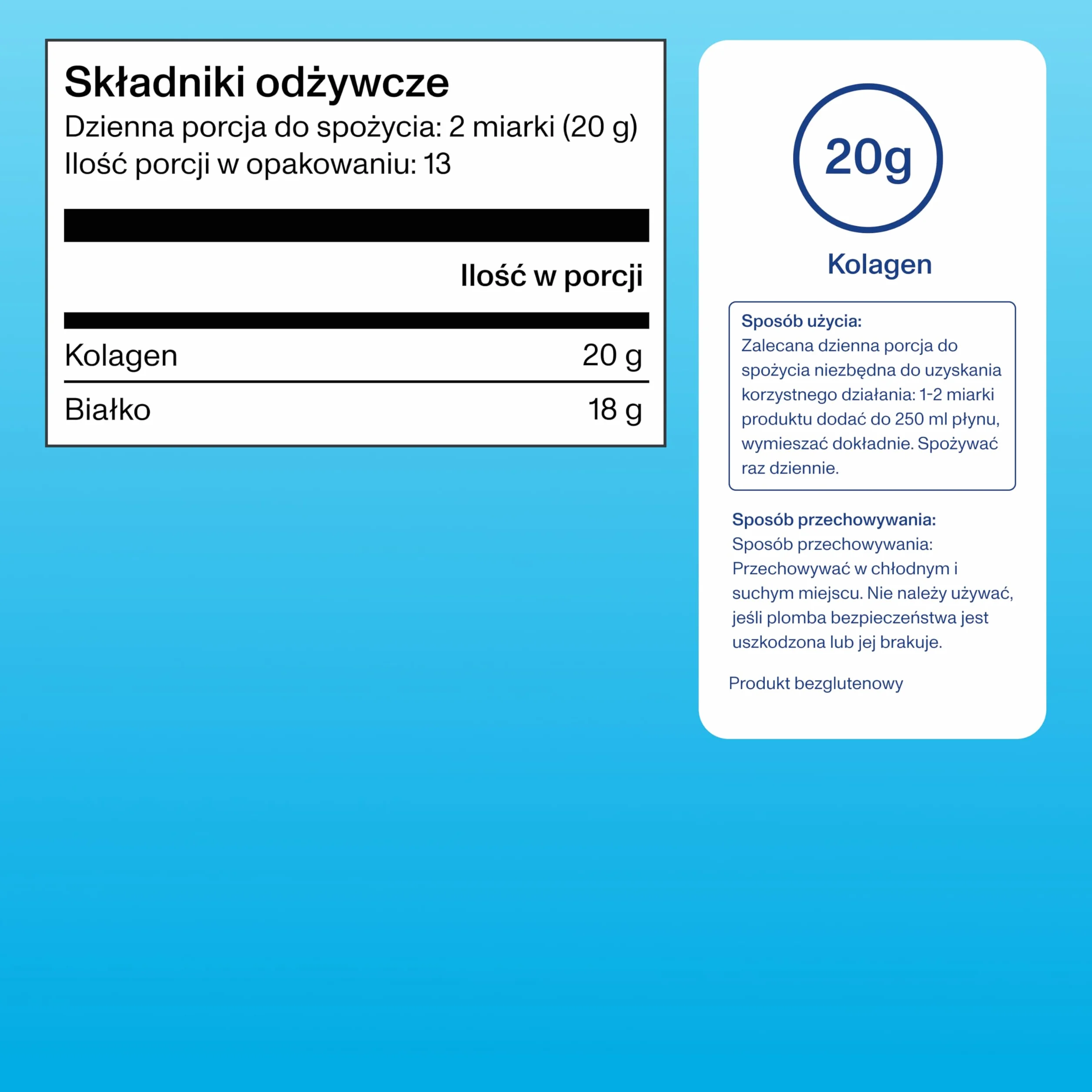 Suplement diety Vital Proteins Collagen Peptides w formie proszku, hydrolizowany kolagen o neutralnym smaku - wspiera skórę, włosy i paznokcie, bezglutenowy, 20g w porcji,1 opakowanie 264g