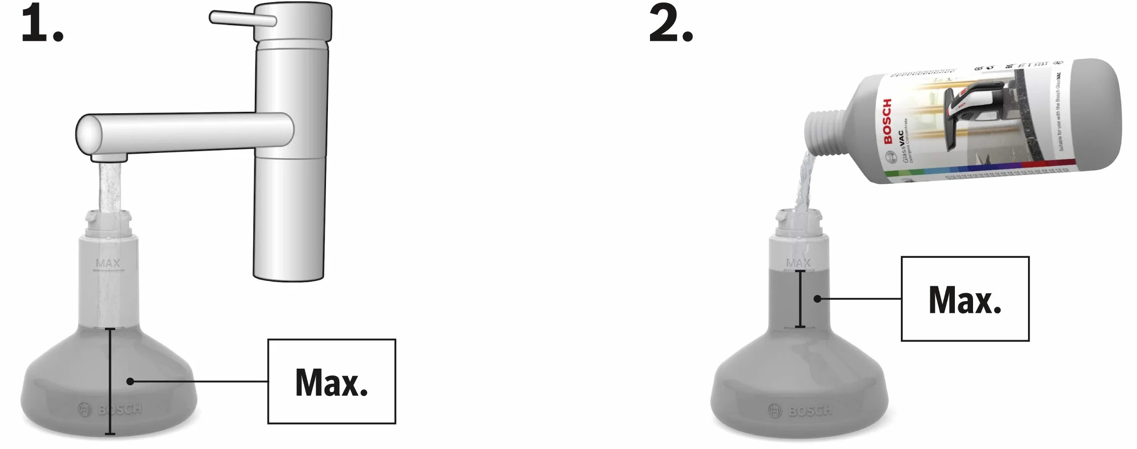 Bosch Środek Czyszczący do Odkurzaczy do Okien 500 ml