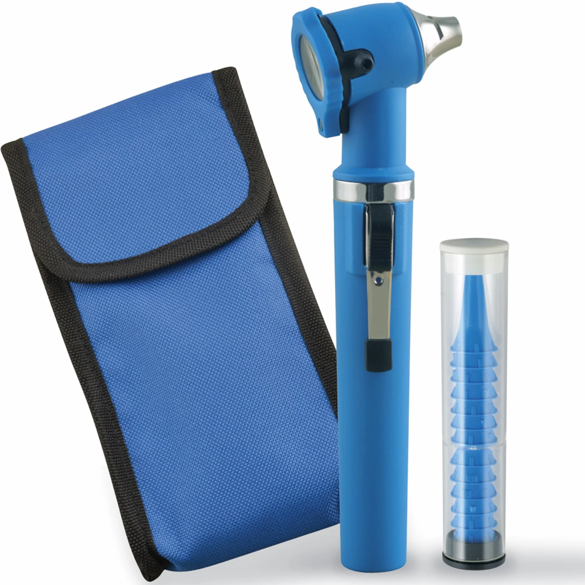 Gima Gimalux Fibre Optic Otoscope, niebieski, plastikowy, lekki, trwały