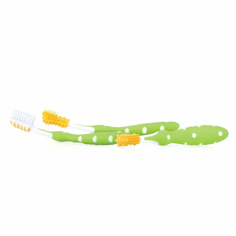Nuby ID754 3-częściowy zestaw szczoteczek do zębów