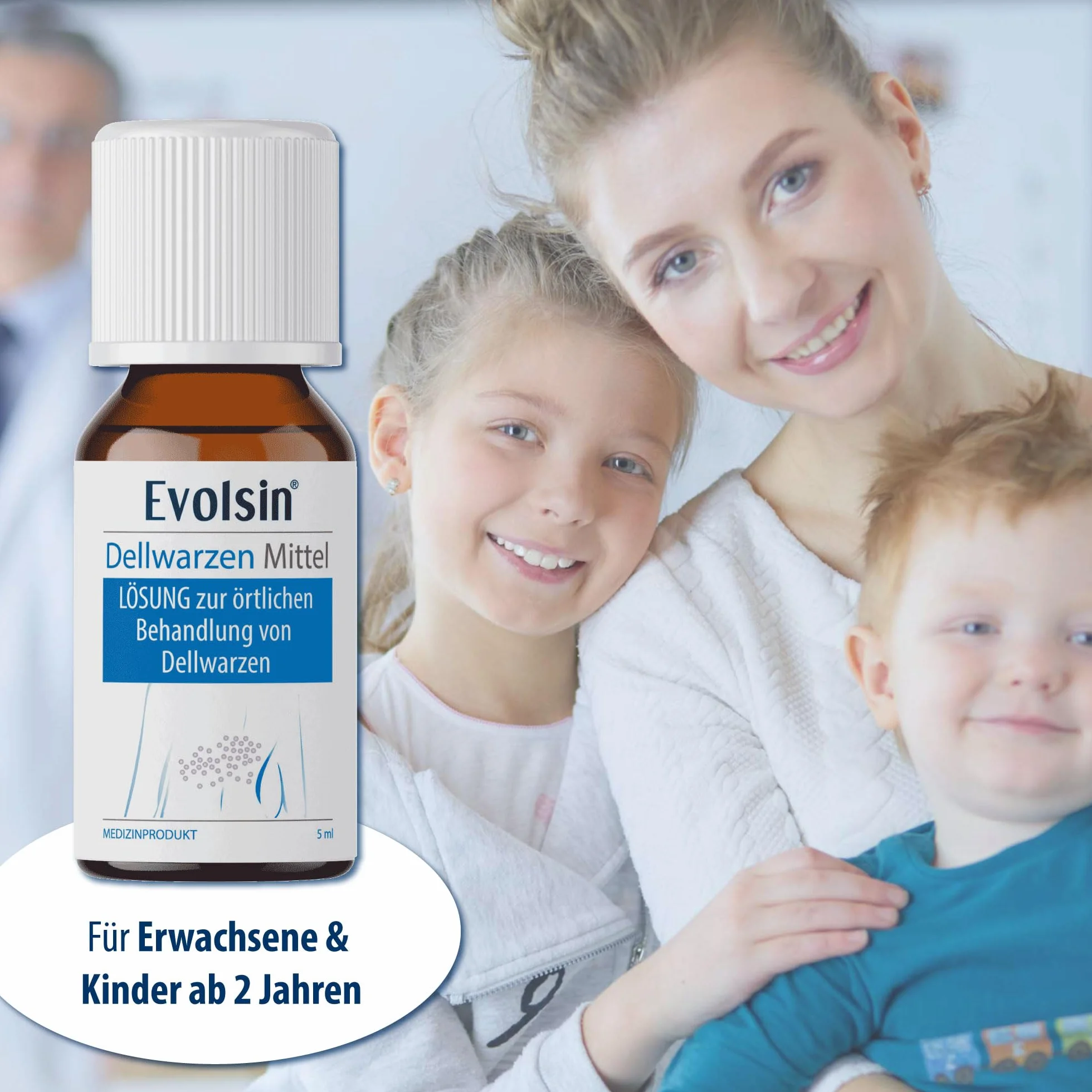 Evolsin Środek na brodawki zakaźne dla dzieci i dorosłych od 2 lat