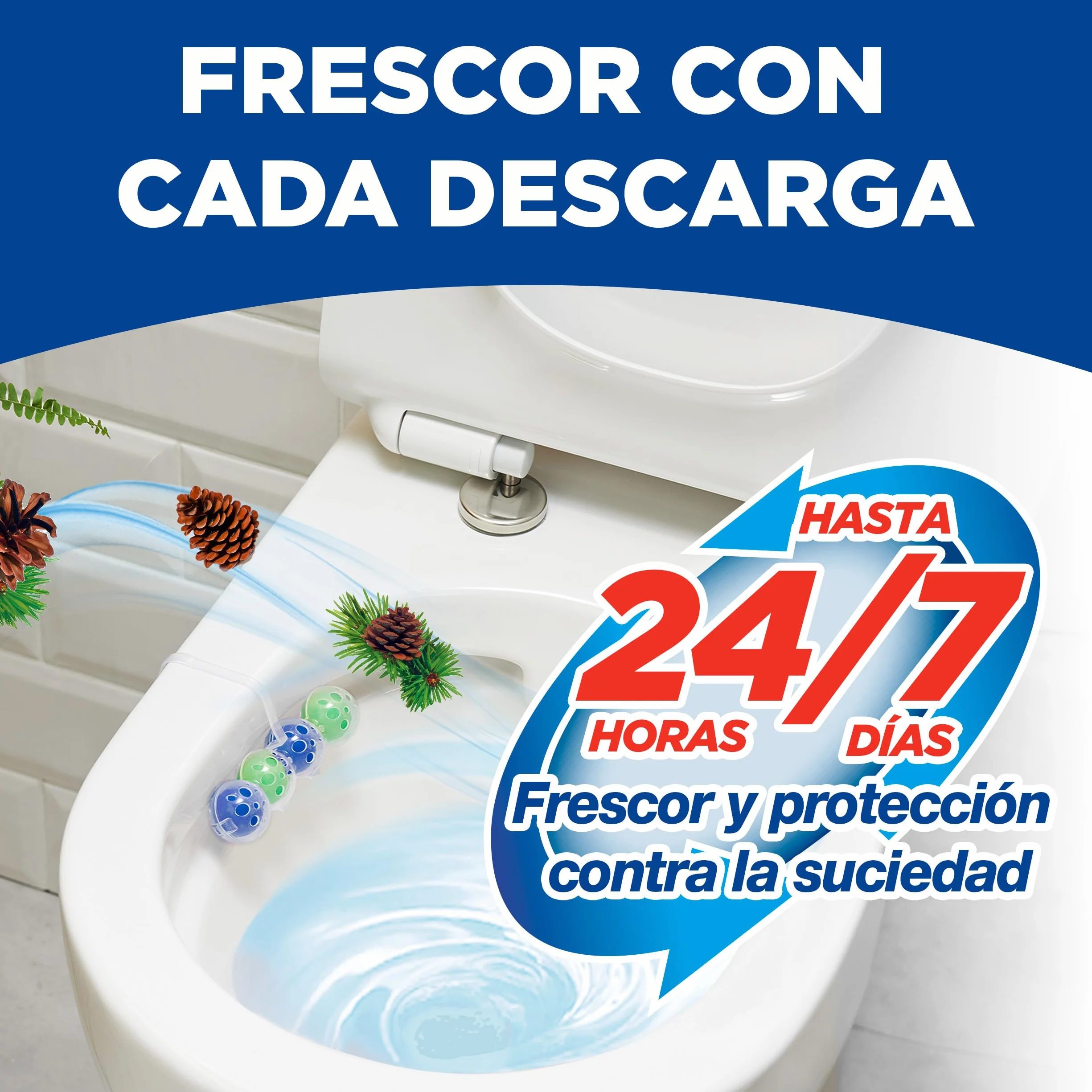 Bref Wisząca WC Power Active Triplo Natura – 1 blister