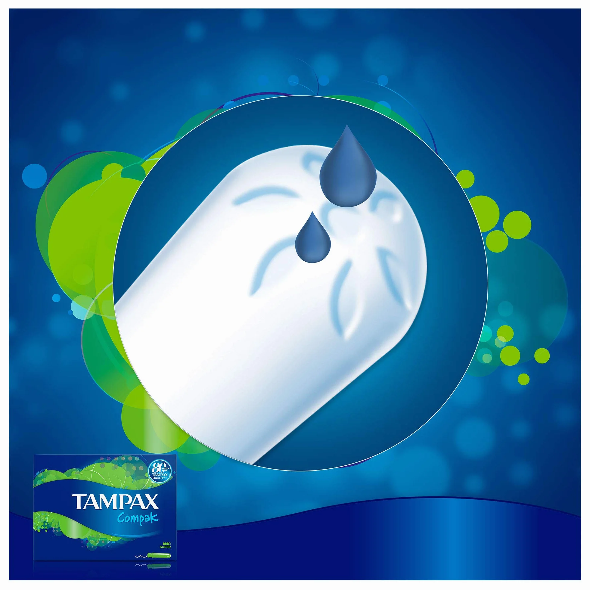 Tampax Compak Super tampony z aplikatorem, 16 sztuk