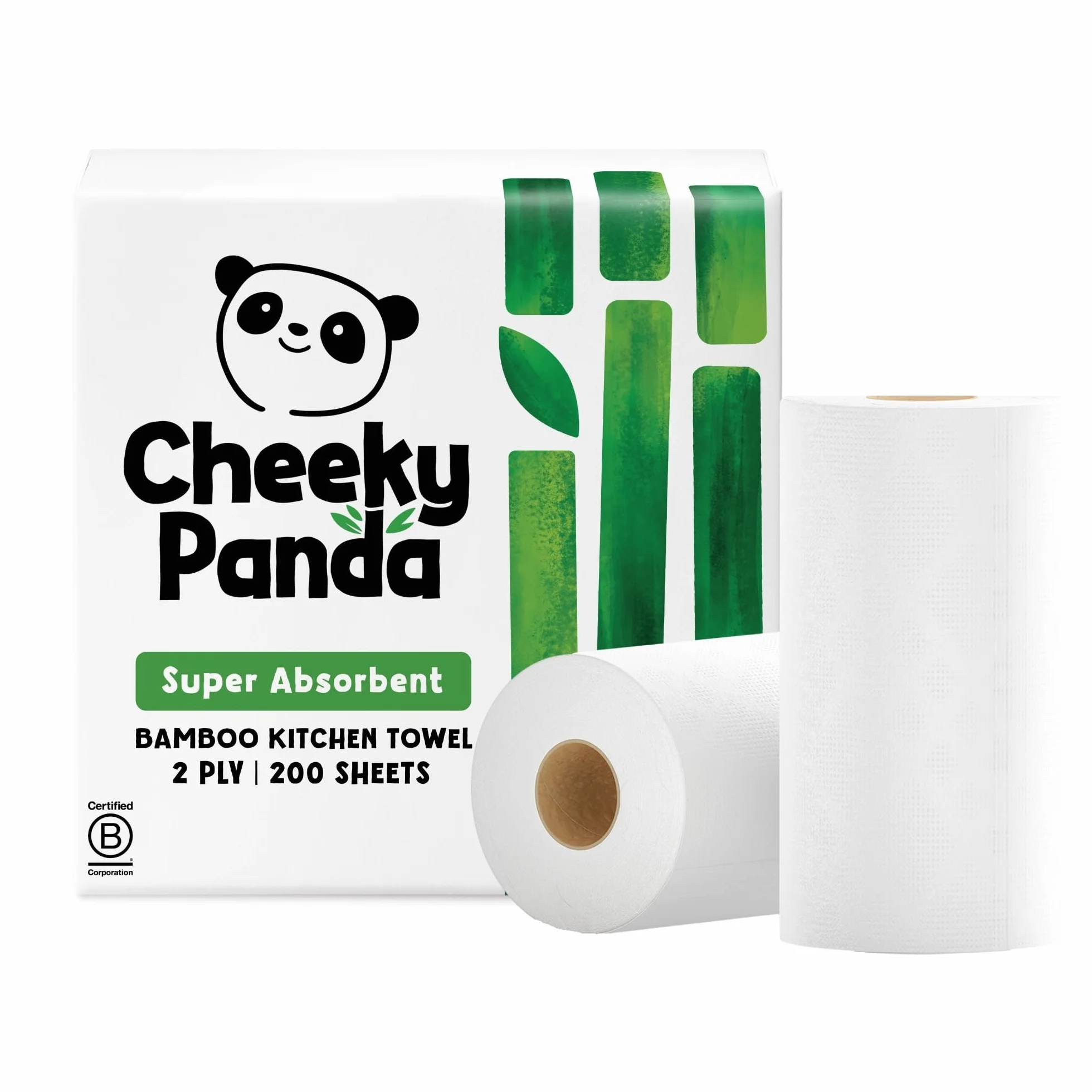 The Cheeky Panda Bamboo Touch Ręcznik Papierowy, 2 Sztuki