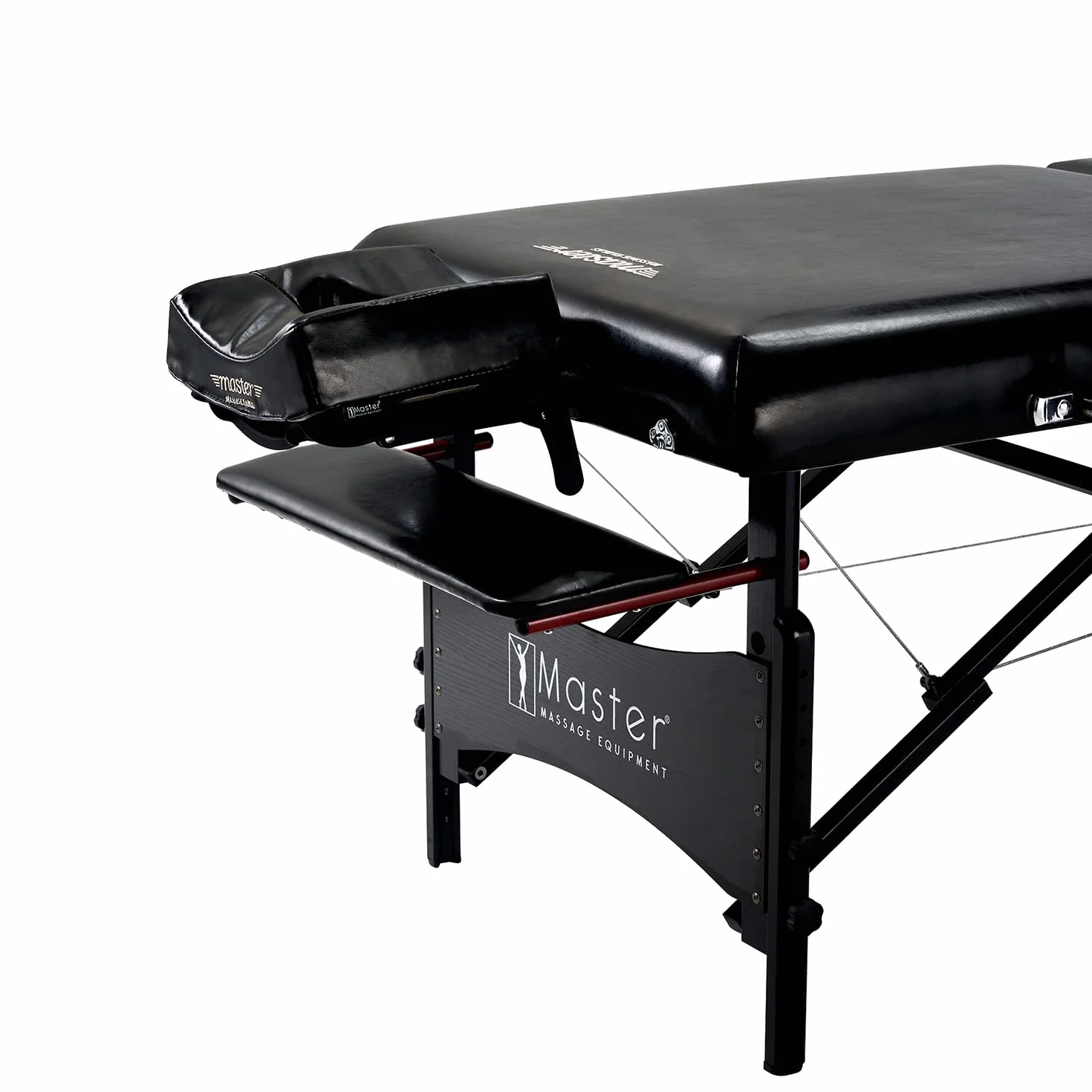 Master Massage Mobil stół do masażu składany 76 cm czarny