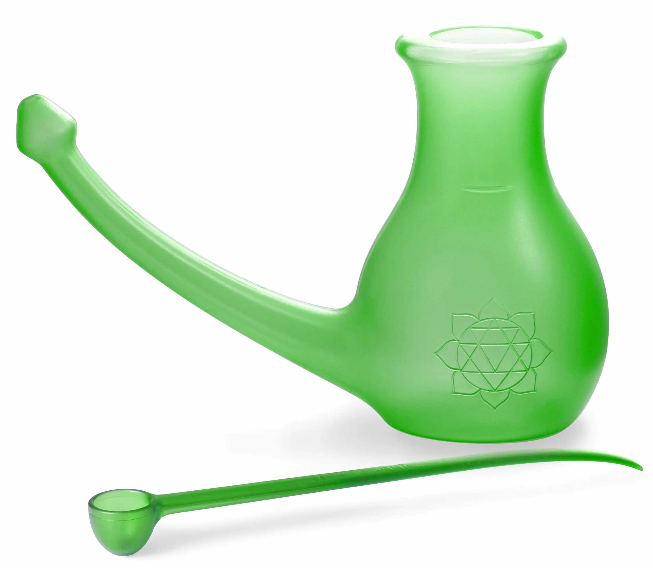 Yoga-Mad Nosebuddy The Ultimate Neti Pot | Pojemność 0,5 l, łyżka pomiarowa w zestawie, lekki i trwały materiał PP, dostępne w 3 kolorach