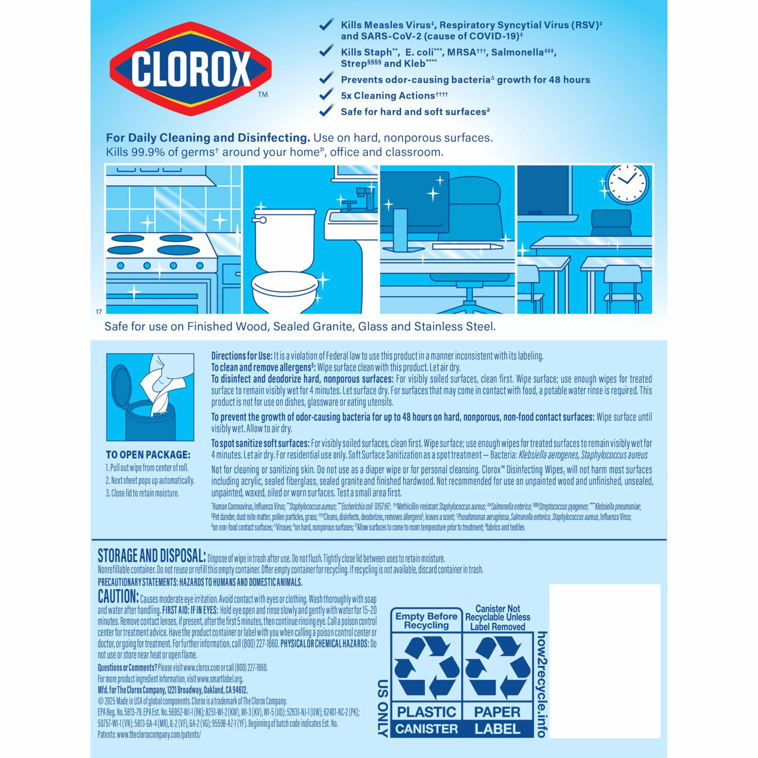 Clorox Disinfecting Wipes, Fresh Scent, 35-ct