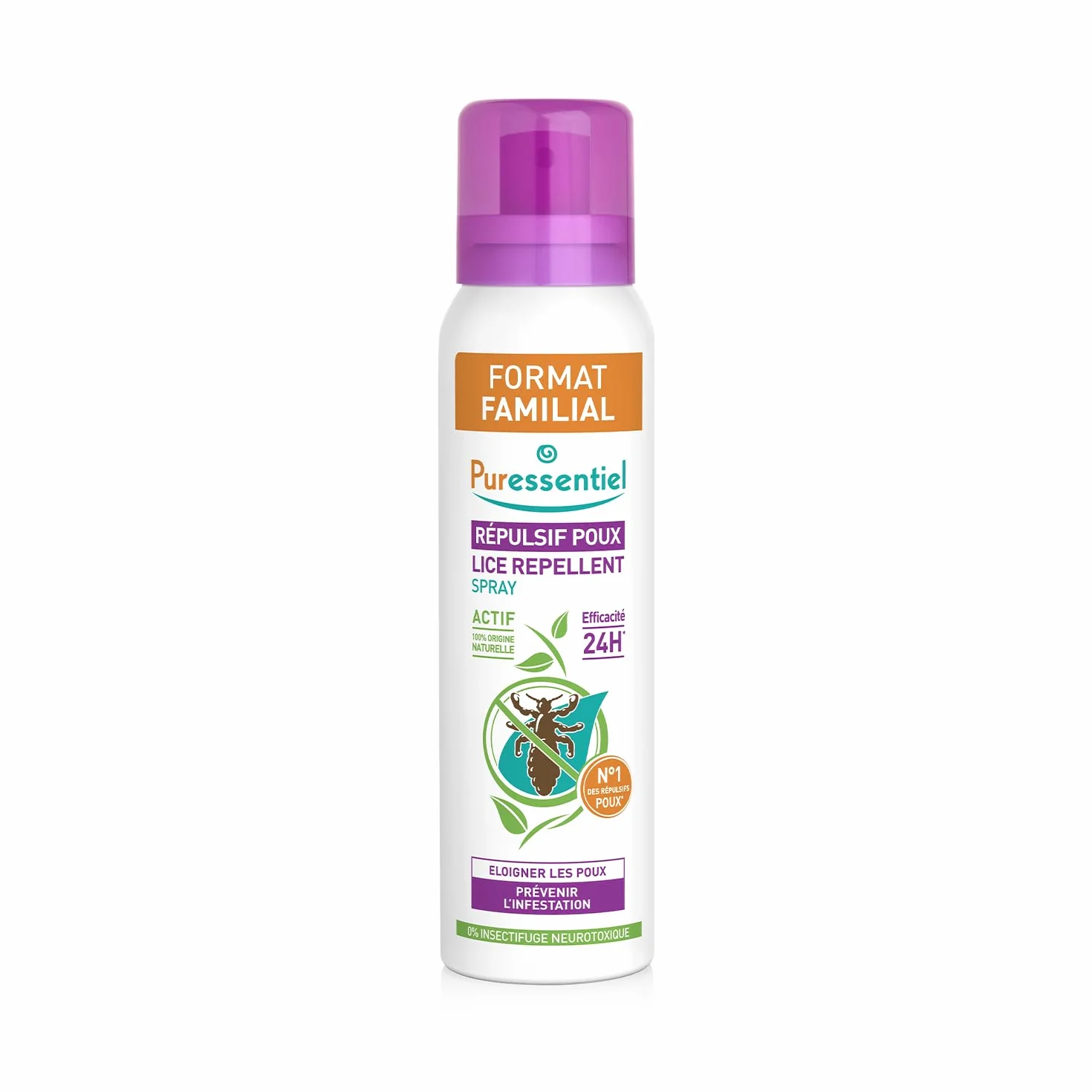 Spray répulsif poux Format Familial 200ml