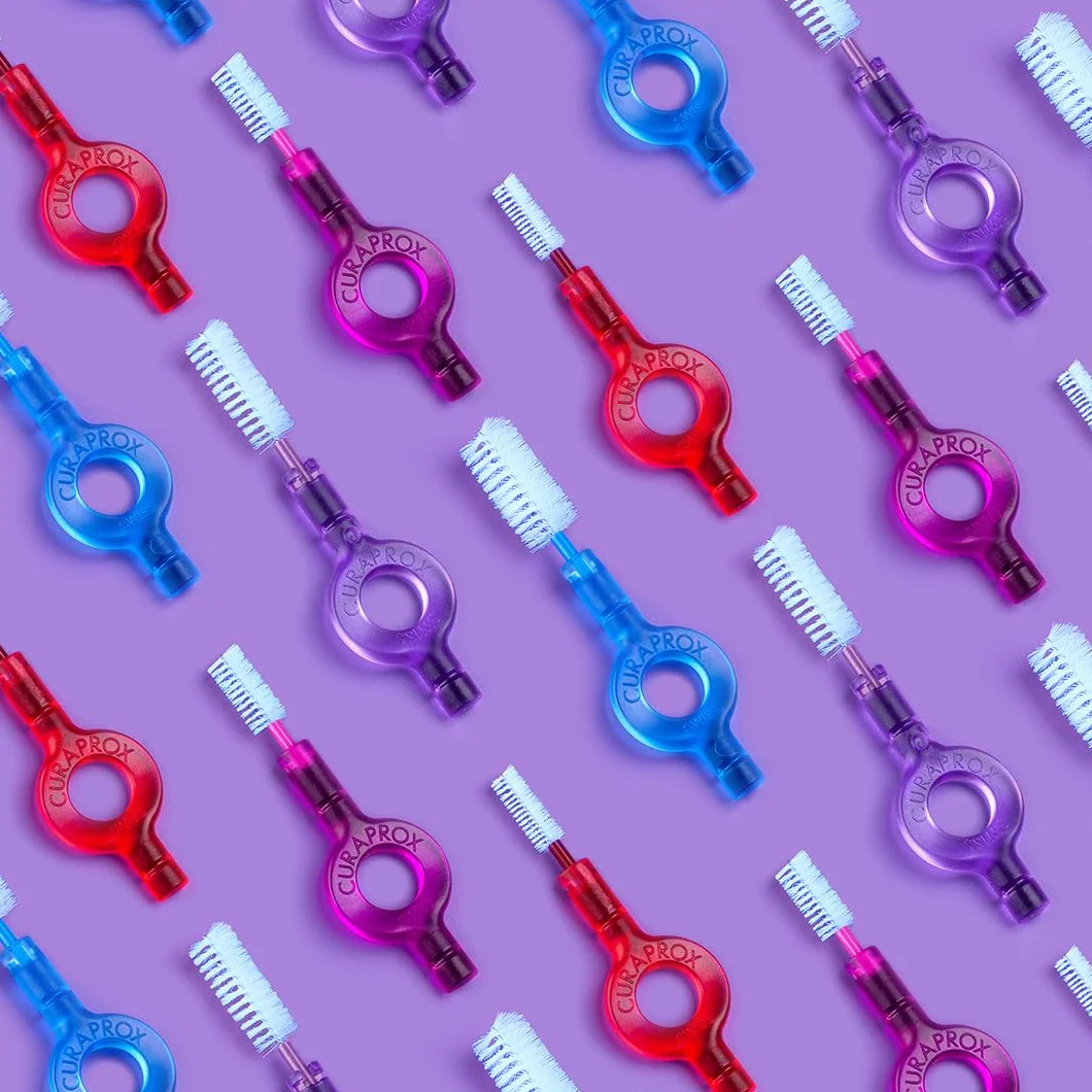 Curaprox CPS 406 Perio Zestaw Szczotek Międzyzębowych 5 Sztuk Fioletowy