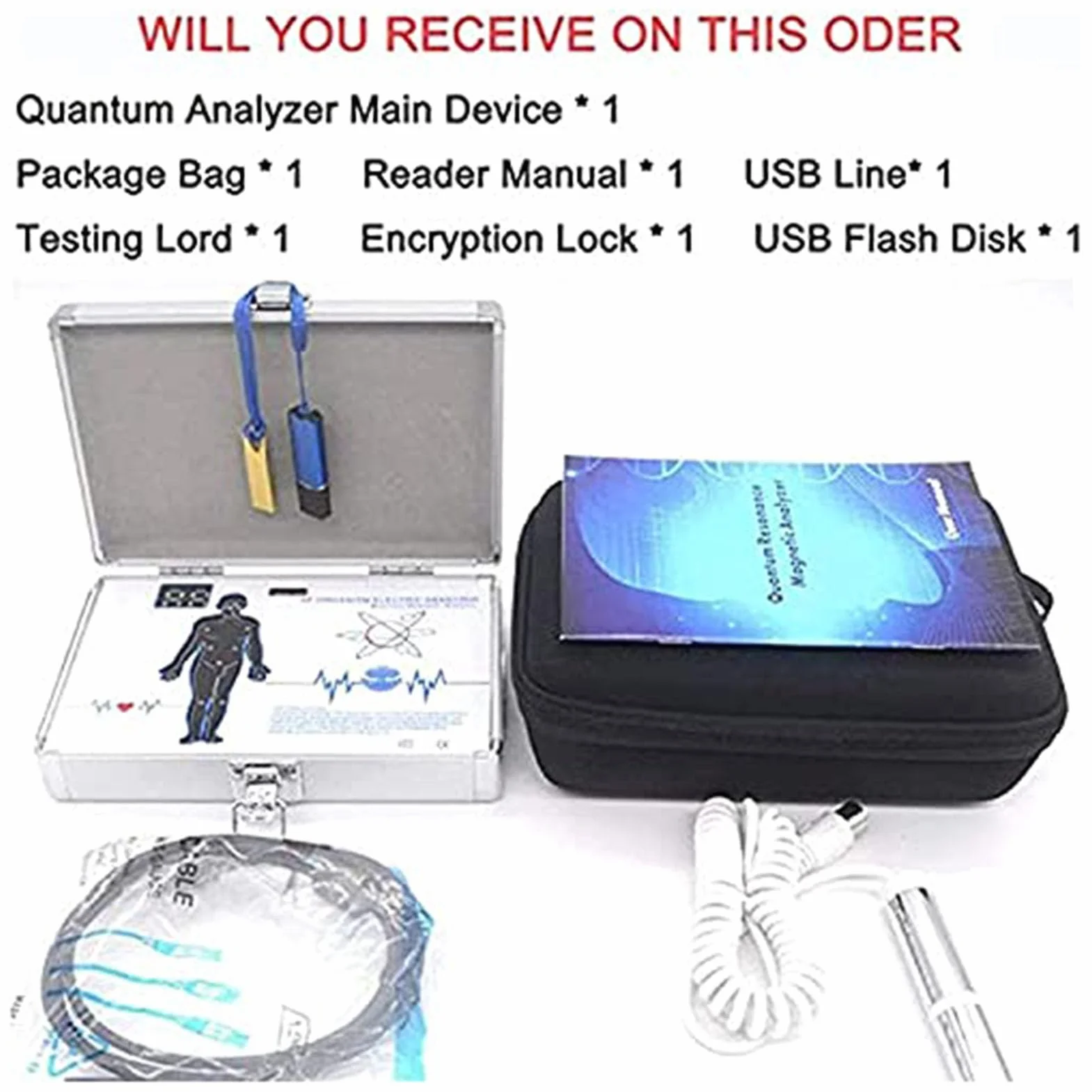 Quantum Resonance magnetyczny analizator zdrowia, skan 3D, analizator kwantowy ręczny, 53 raporty