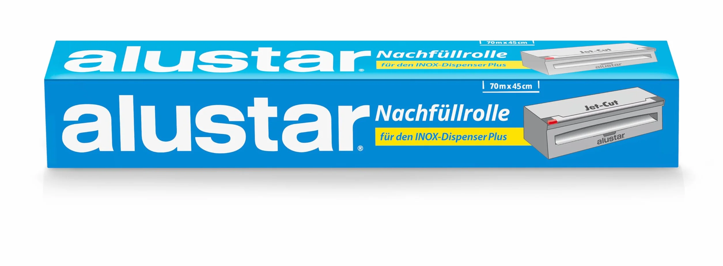 Alustar rolka uzupełniająca do dozownika ze stali nierdzewnej 45 cm x 70 m folia aluminiowa