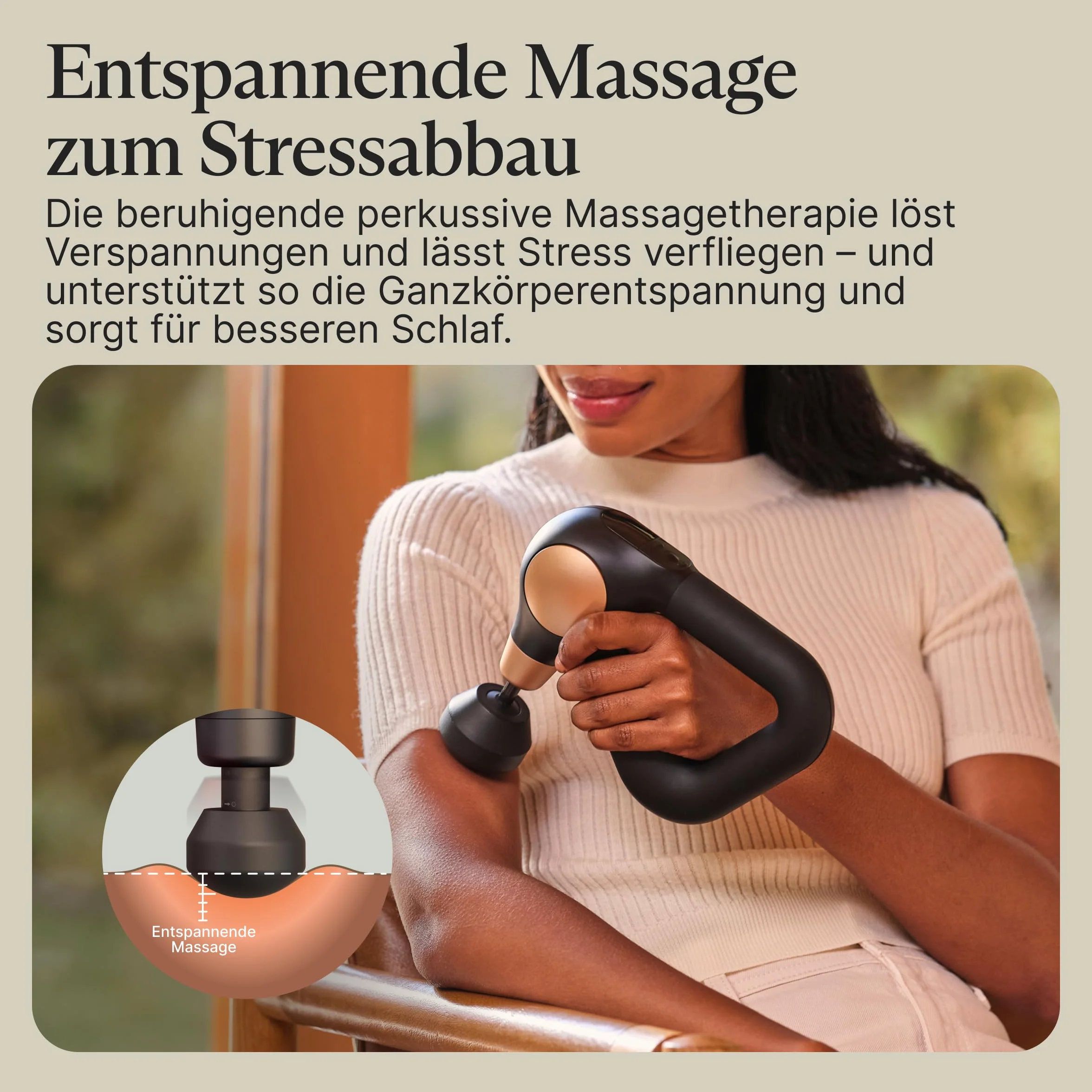 Therabody Theragun Sense pistolet do masażu 2. generacji z procedurami prowadzonymi