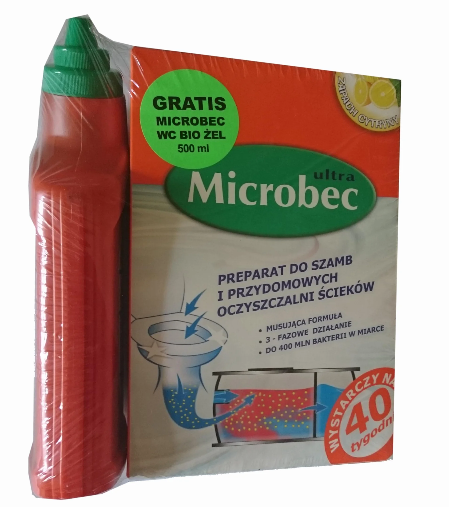 BROS Żel do szamb i ścieków WC do sanitariatów