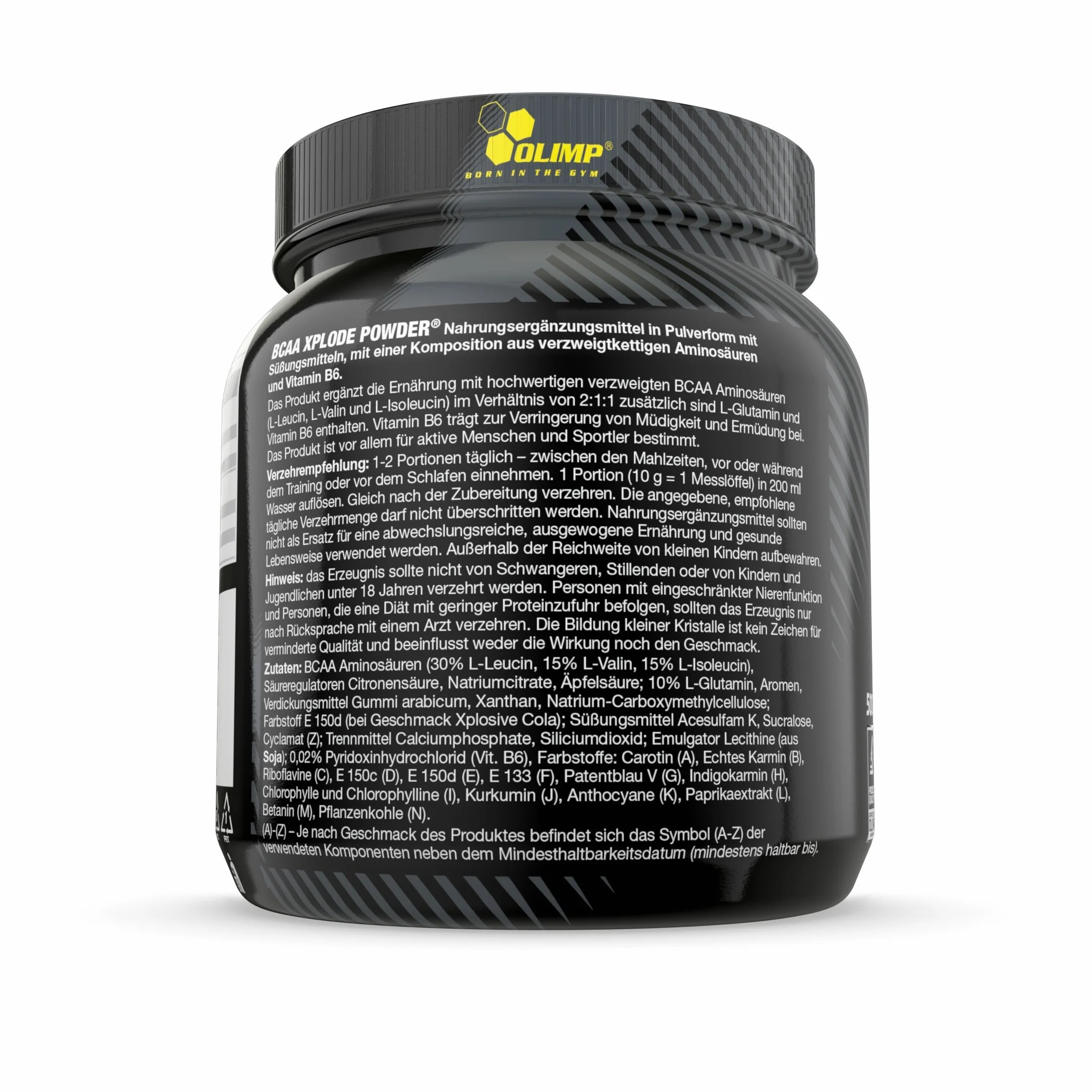 OLIMP - BCAA Xplode Powder, Fruit Punch (500 g). Suplement diety z BCAA i L-glutaminą w jednej porcji.