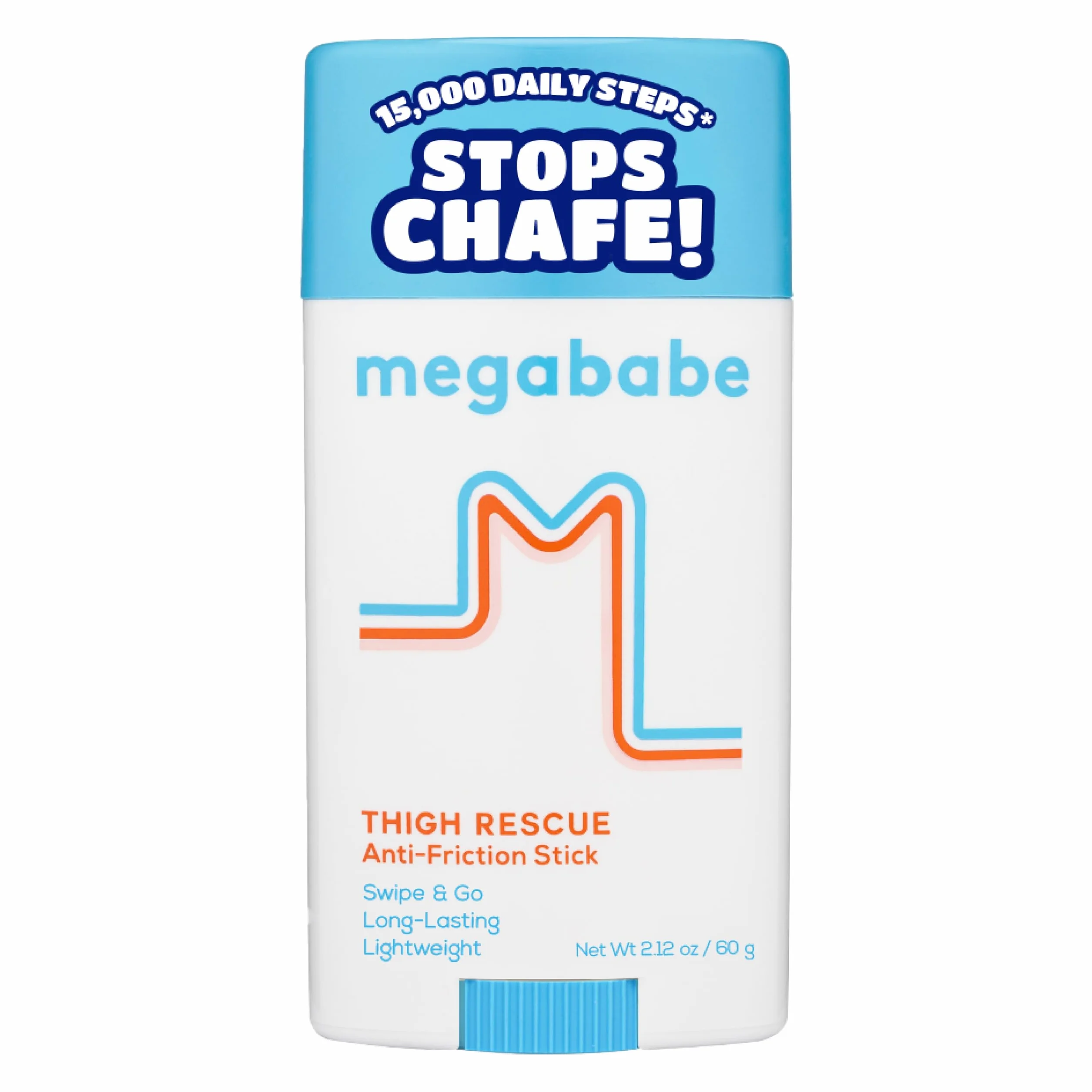 MegaBabe Thigh Rescue Stick Anti-Chafe Aloe, Pomegranate & Grapeseed Oil