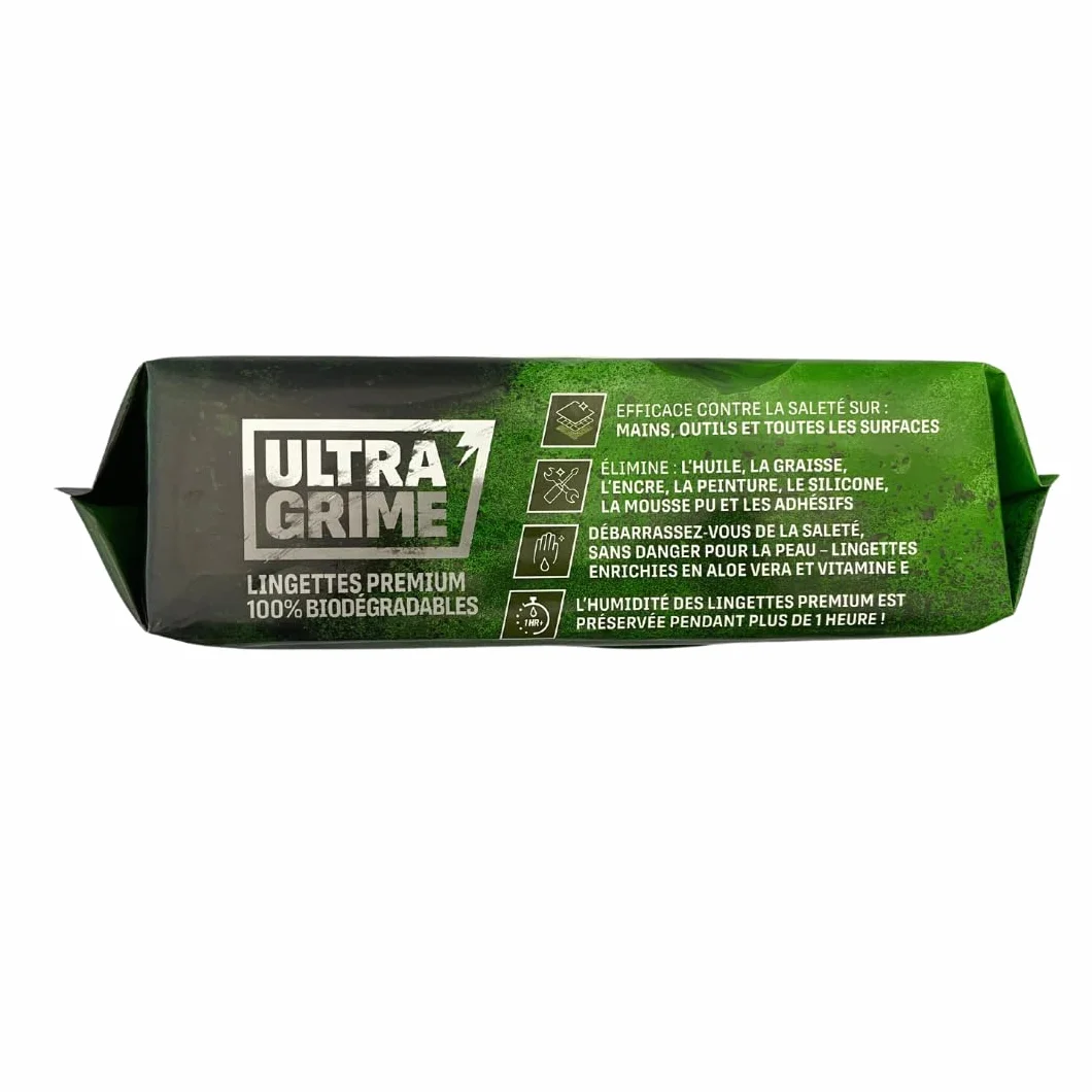 UltraGrime Pro Chusteczki Przemysłowe 100 szt XXL 38x25 cm