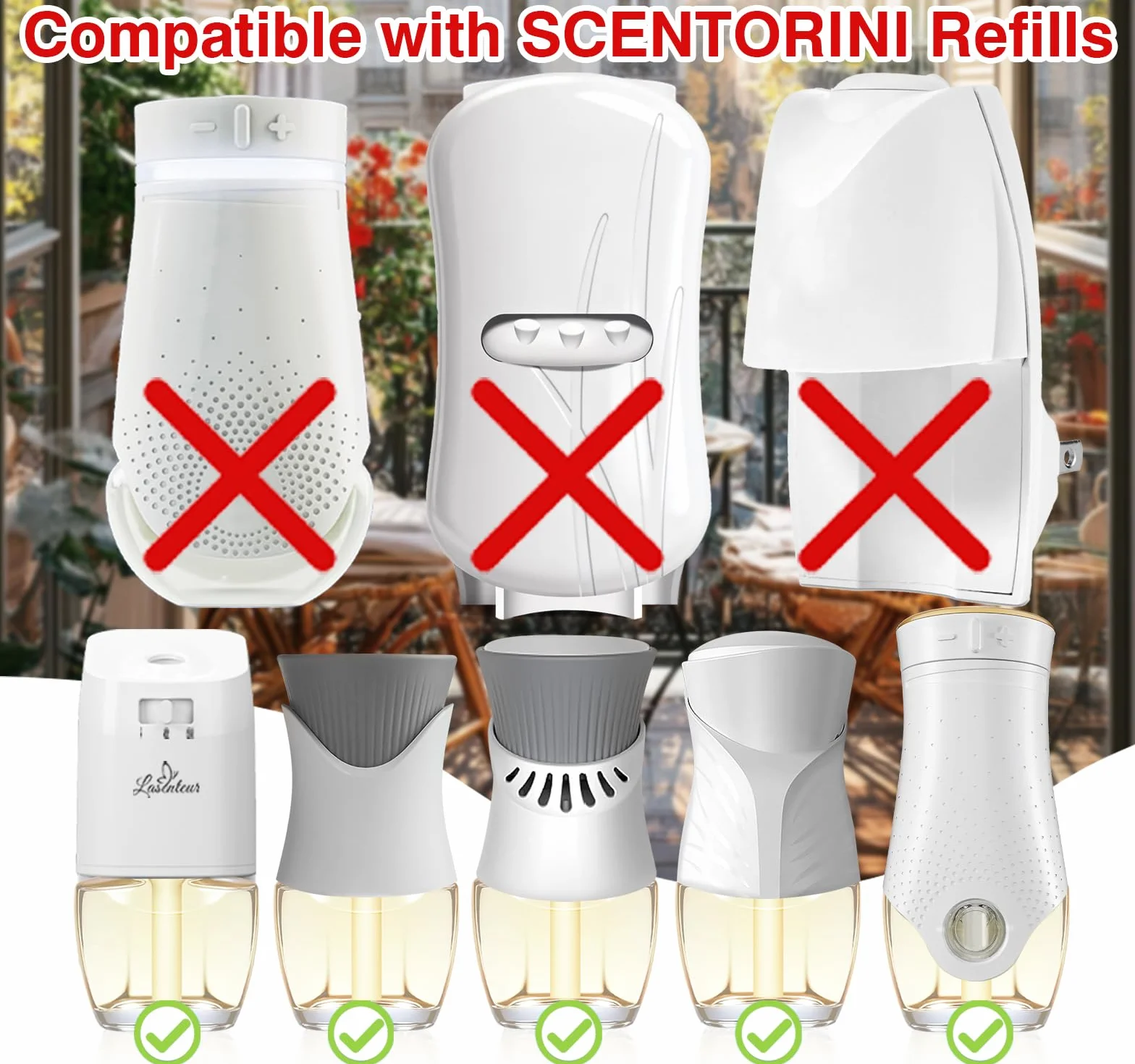 SCENTORINI Citronella wkład zapachowy Air Wick Gladee 6x19 ml odświeżacz powietrza