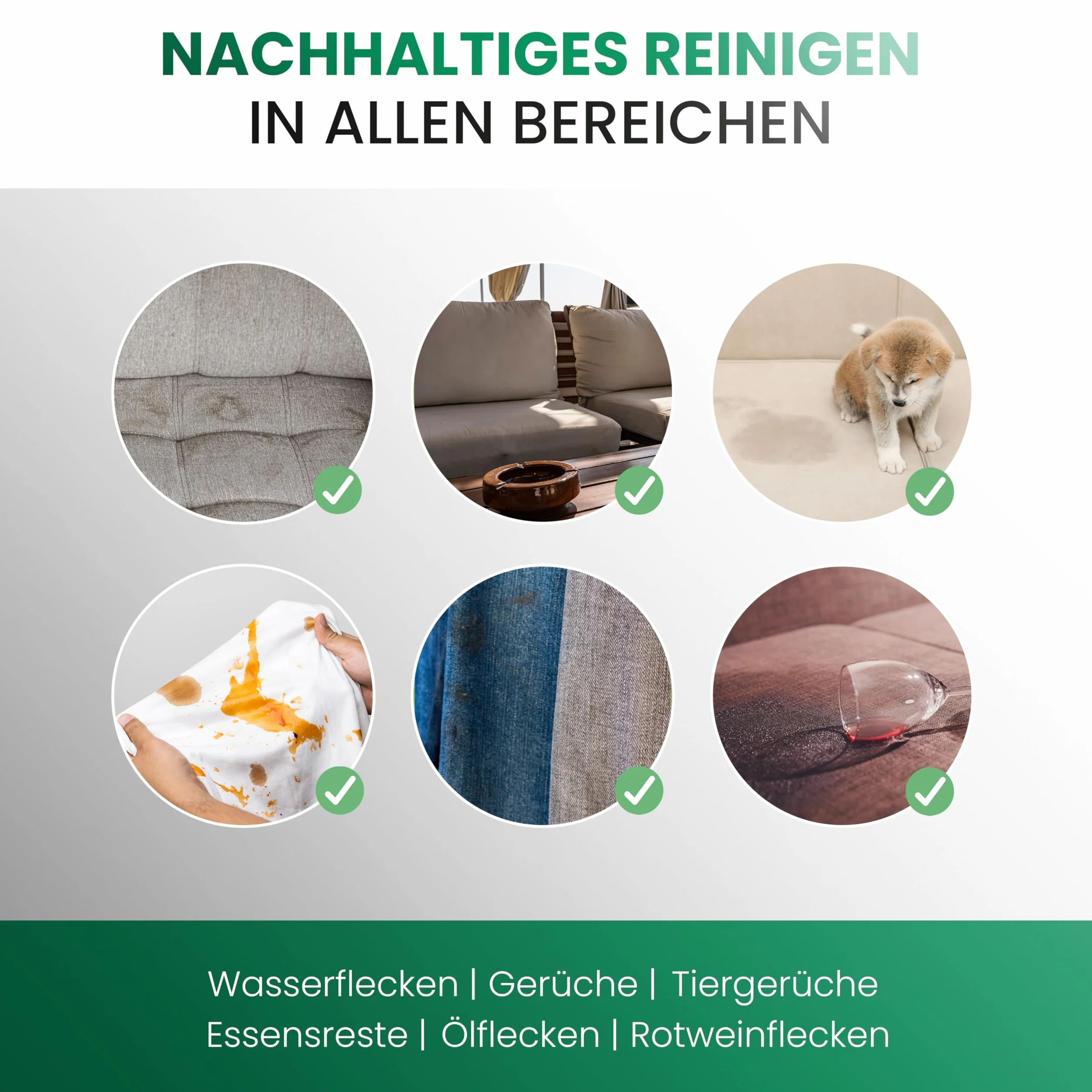 BiOHY środek do czyszczenia tapicerki (butelka 1l) | Idealny do sof, tapicerki, dywanów i tekstyliów | Nadaje się również do odkurzaczy | Usuwa wszelkie plamy (Polsterreiniger)
